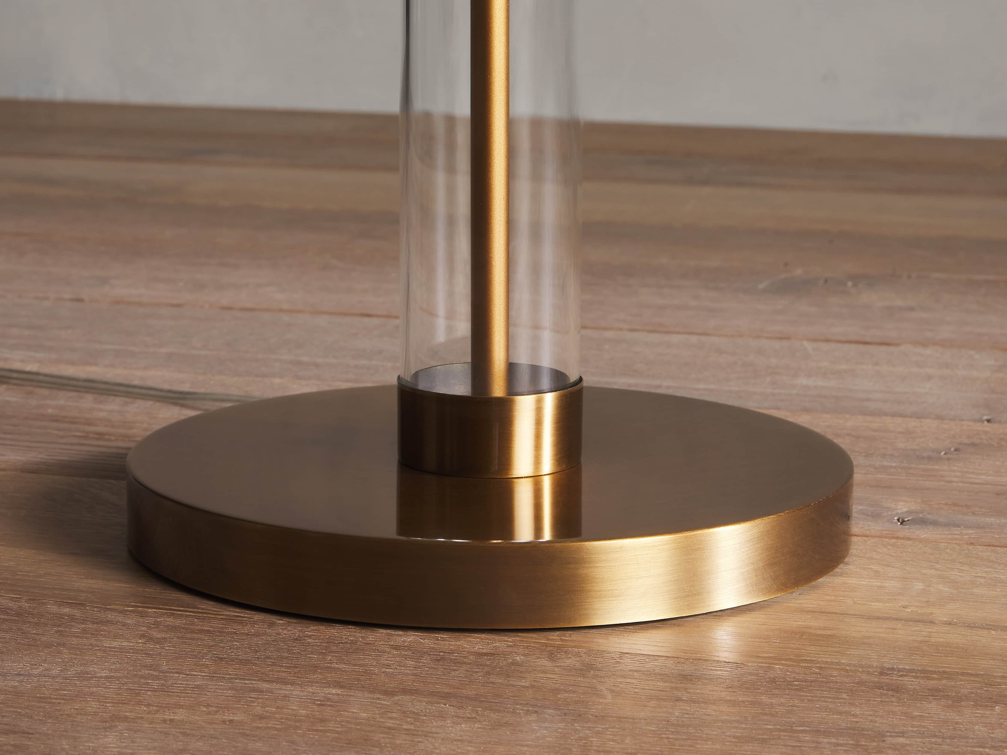 Glass Column Floor Lamp