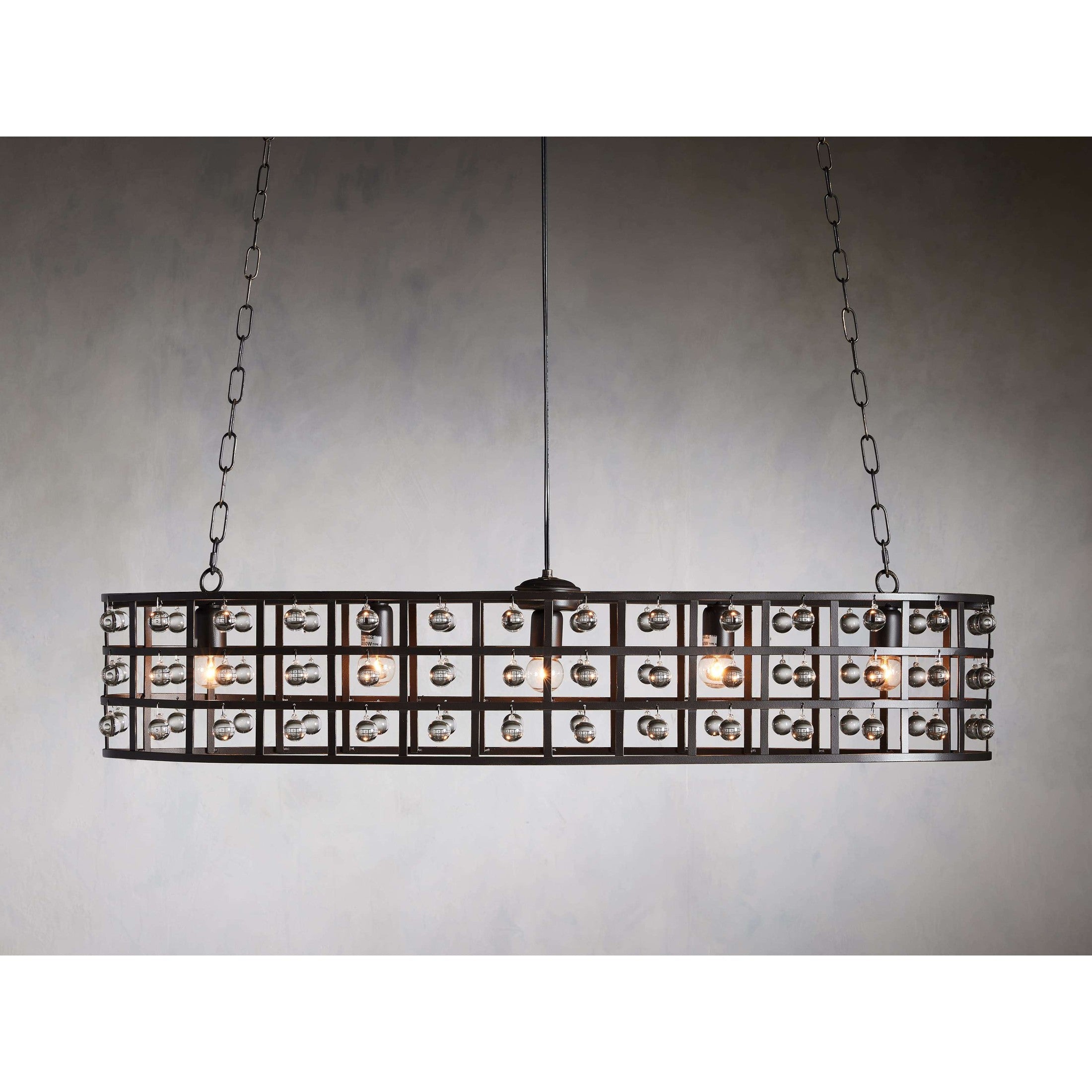 La Cage Oval Chandelier