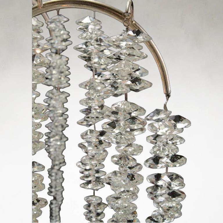 Tiered 6-Light 40-Inch Ceiling Chandelier