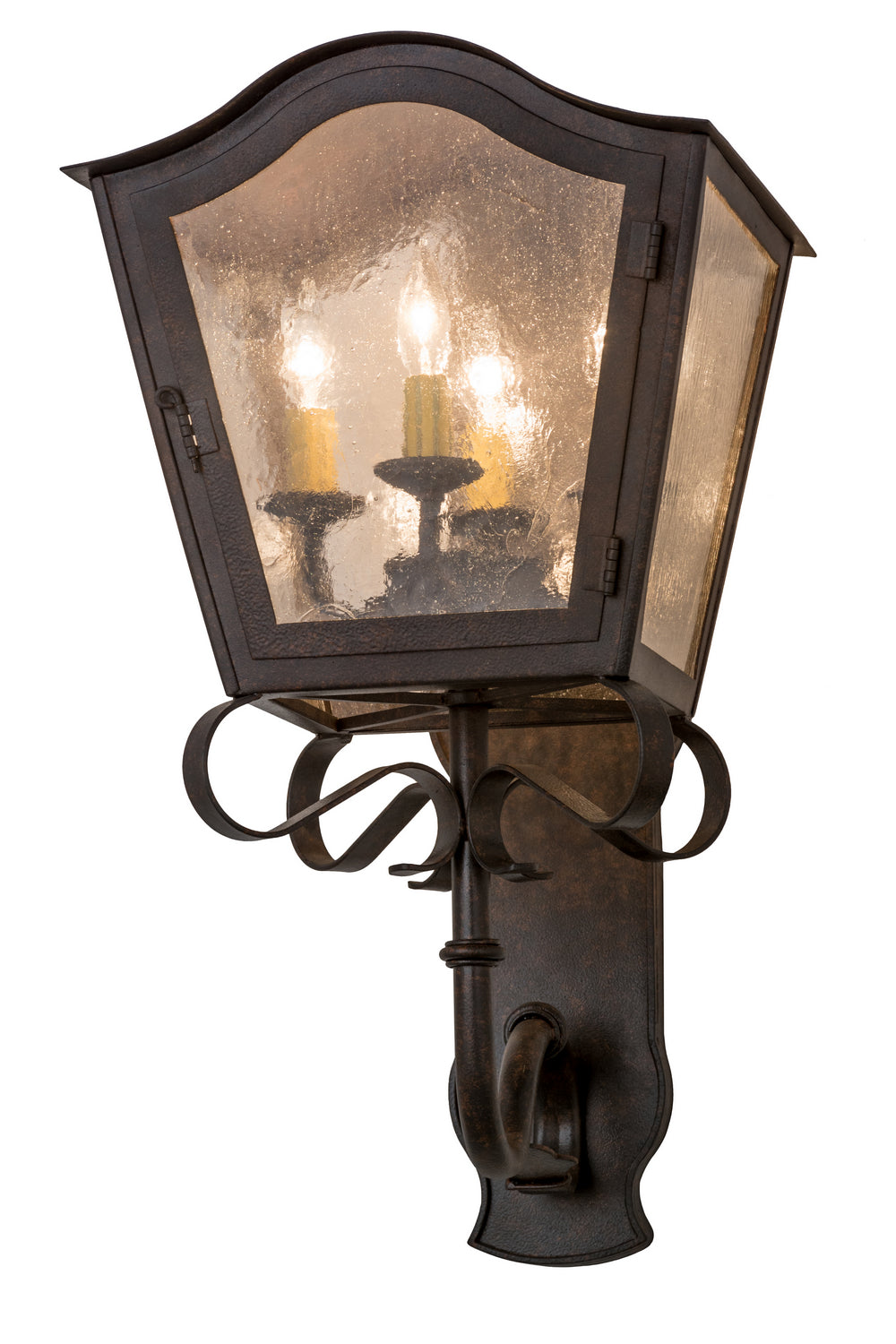 Christian 4-Light 24.00" Cajun Spice Wall Sconce front view