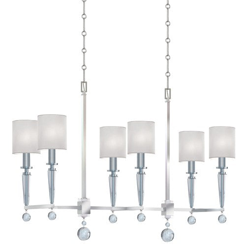 Group Paxton Polished Nickel Six-Light Chandelier
