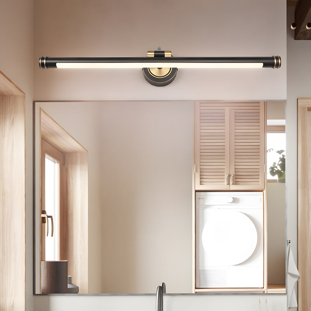 Side view of vanity light for scale and shape reference