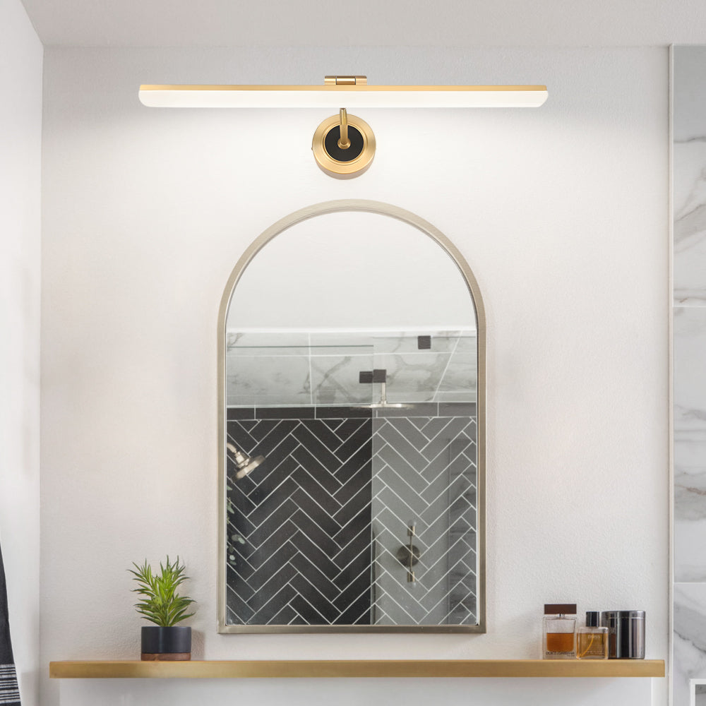 Adjustable LED Bathroom Vanity Mirror Light with Flat