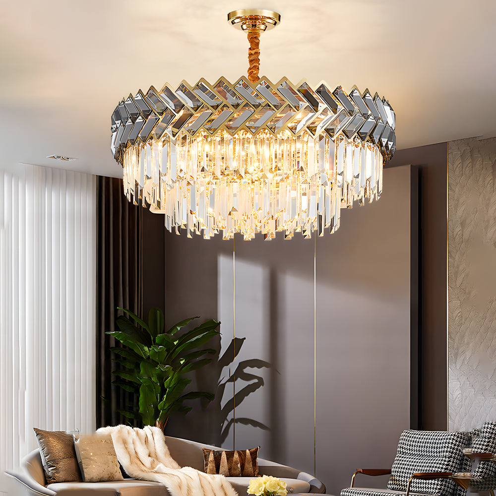LED Dimmable Dining Room Crystal Chandelier