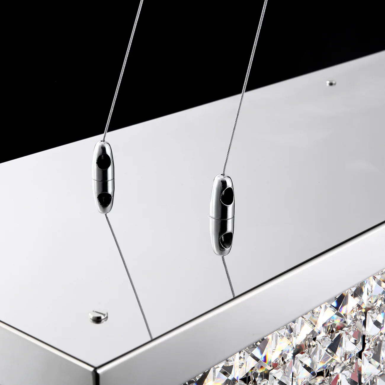 Crystal Kitchen Rectangle Chandelier