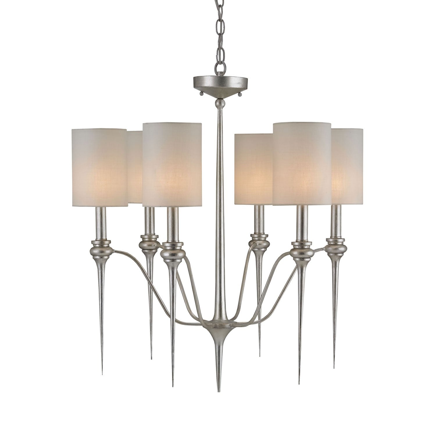 Company Chaddbury Silver Leaf 26-Inch Chandelier