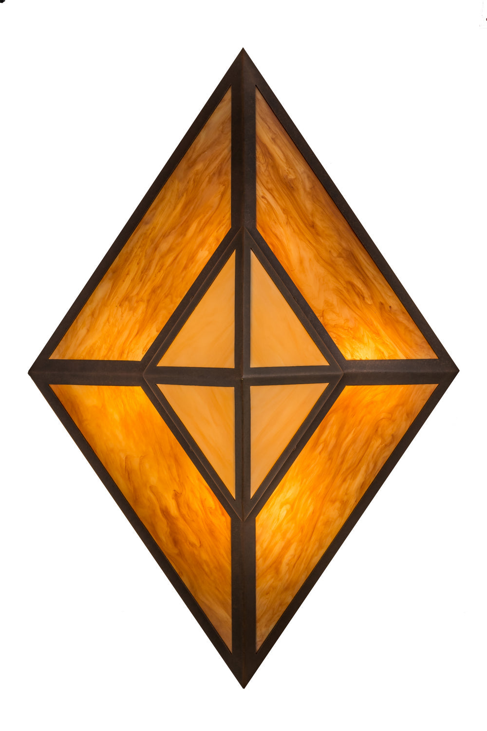 Zephyrine 5-Light 36.00" Antique Rust Wall Sconce front view