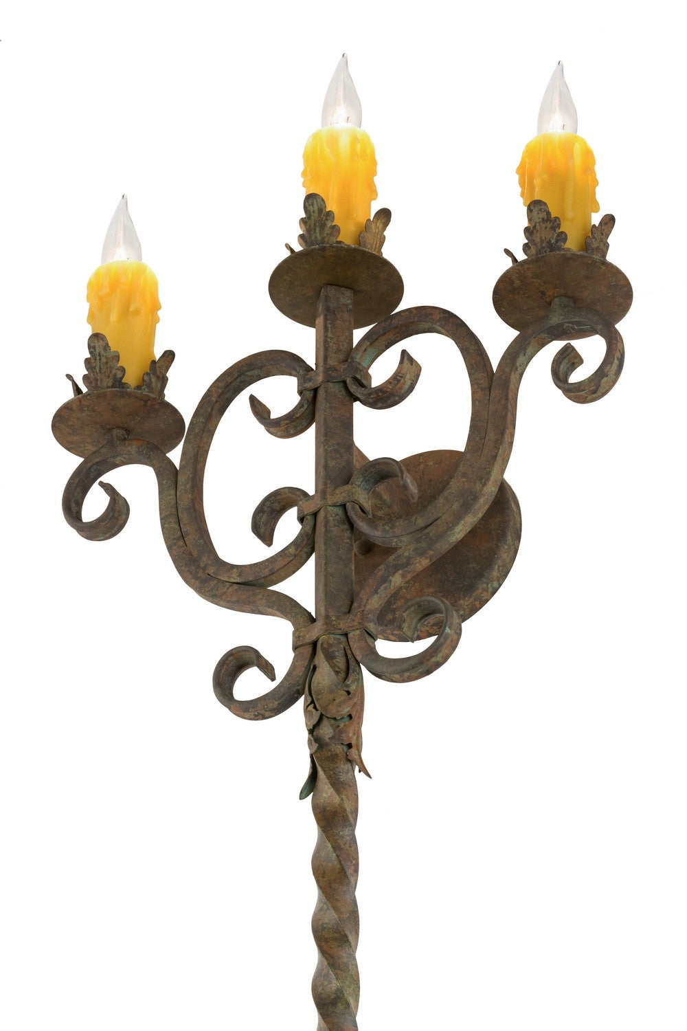 Palmira 3-Light 71.50" Organic Rust Wall Sconce detail view 4
