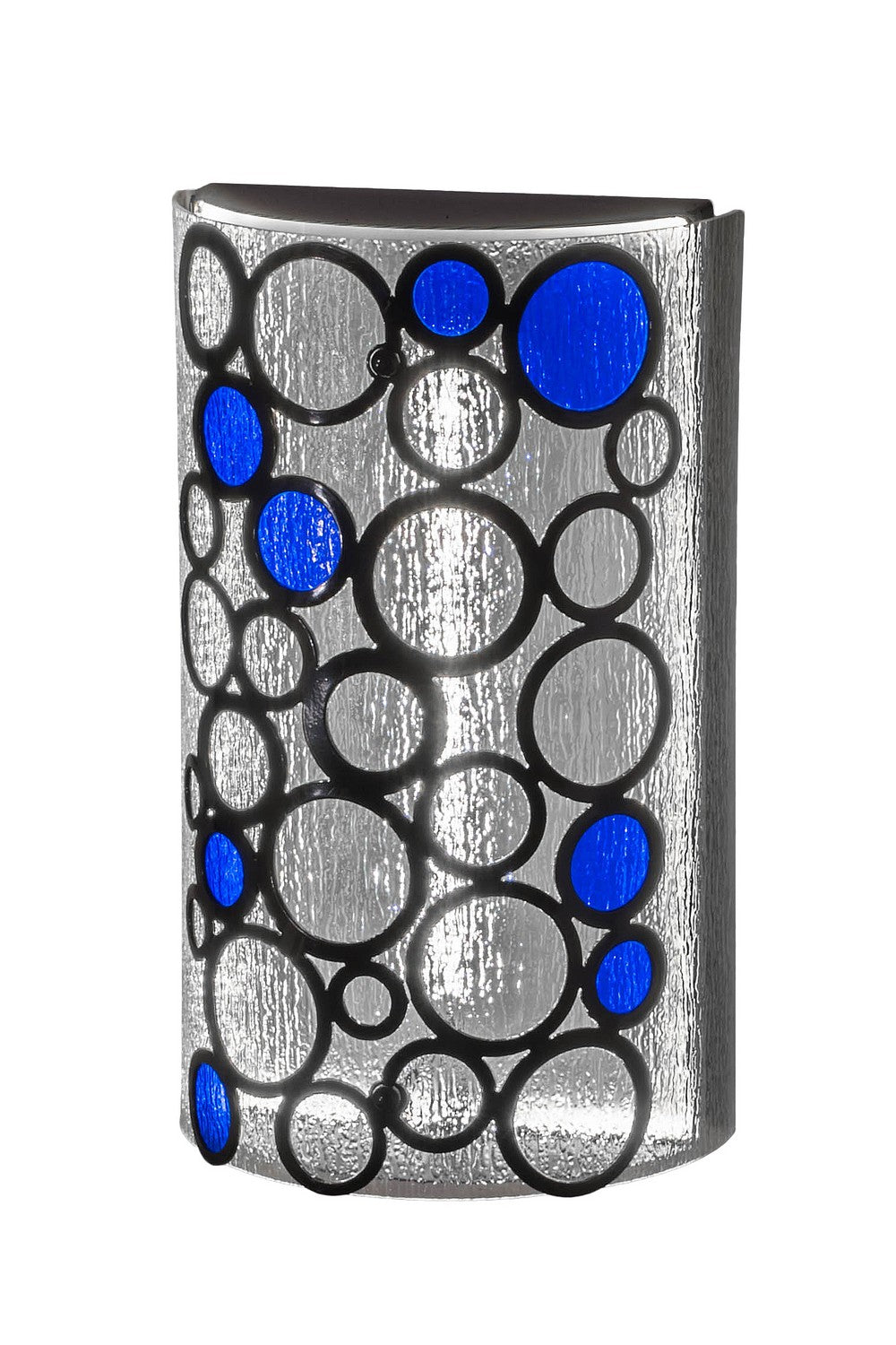 Fizz 4-Light 20.00" Mirror Black LED Wall Sconce detail view 2
