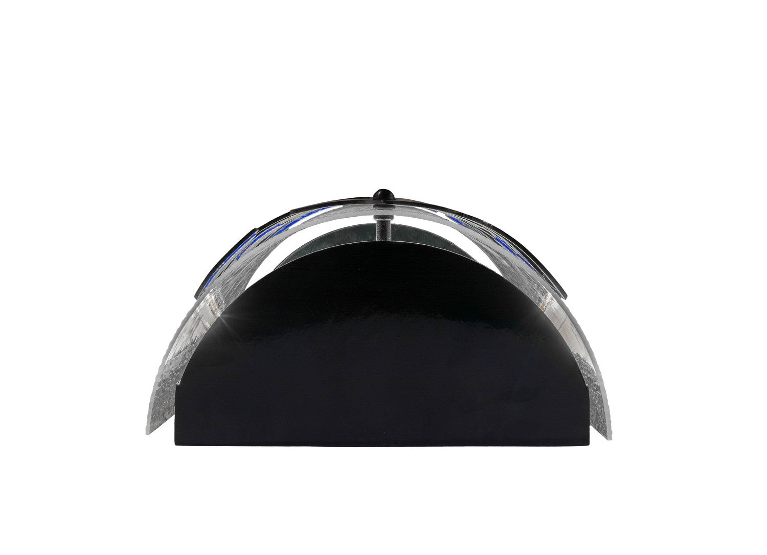 Fizz 4-Light 20.00" Mirror Black LED Wall Sconce detail view 4
