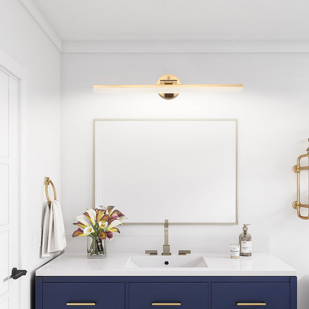 Adjustable LED Bathroom Vanity Mirror Light with Flat