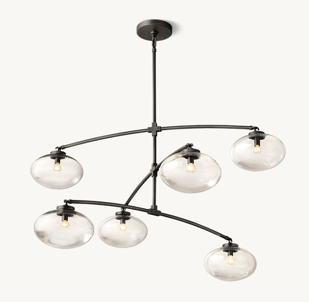 Chandelier detail image with finish, structure, and proportion visible