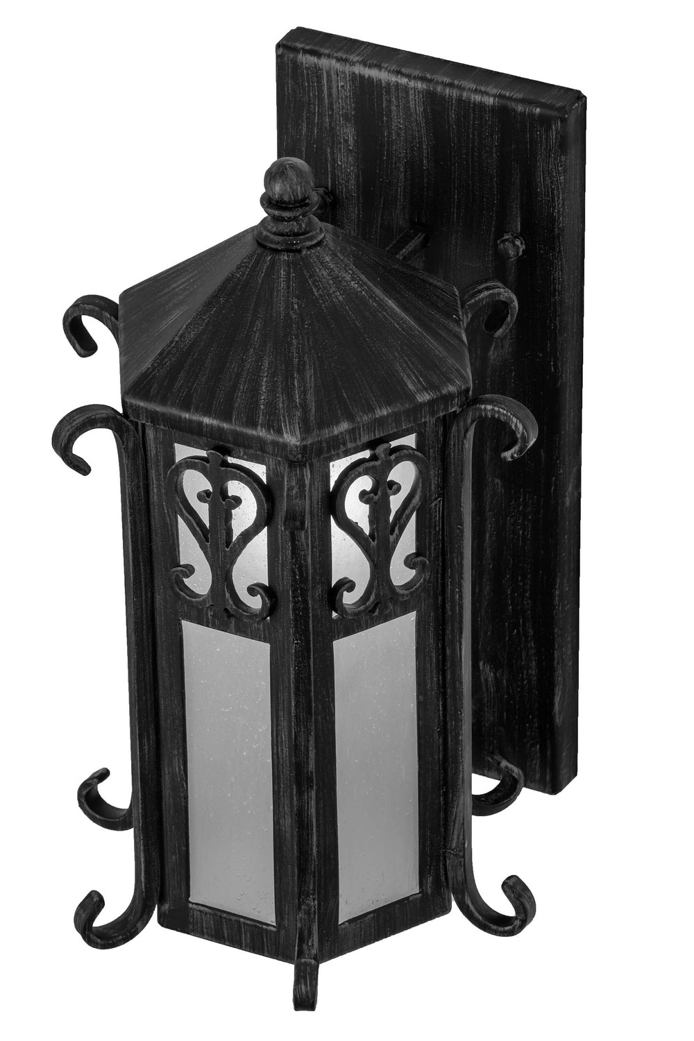 Caprice 1-Light 16.00" Antique Iron Gate Wall Sconce front view