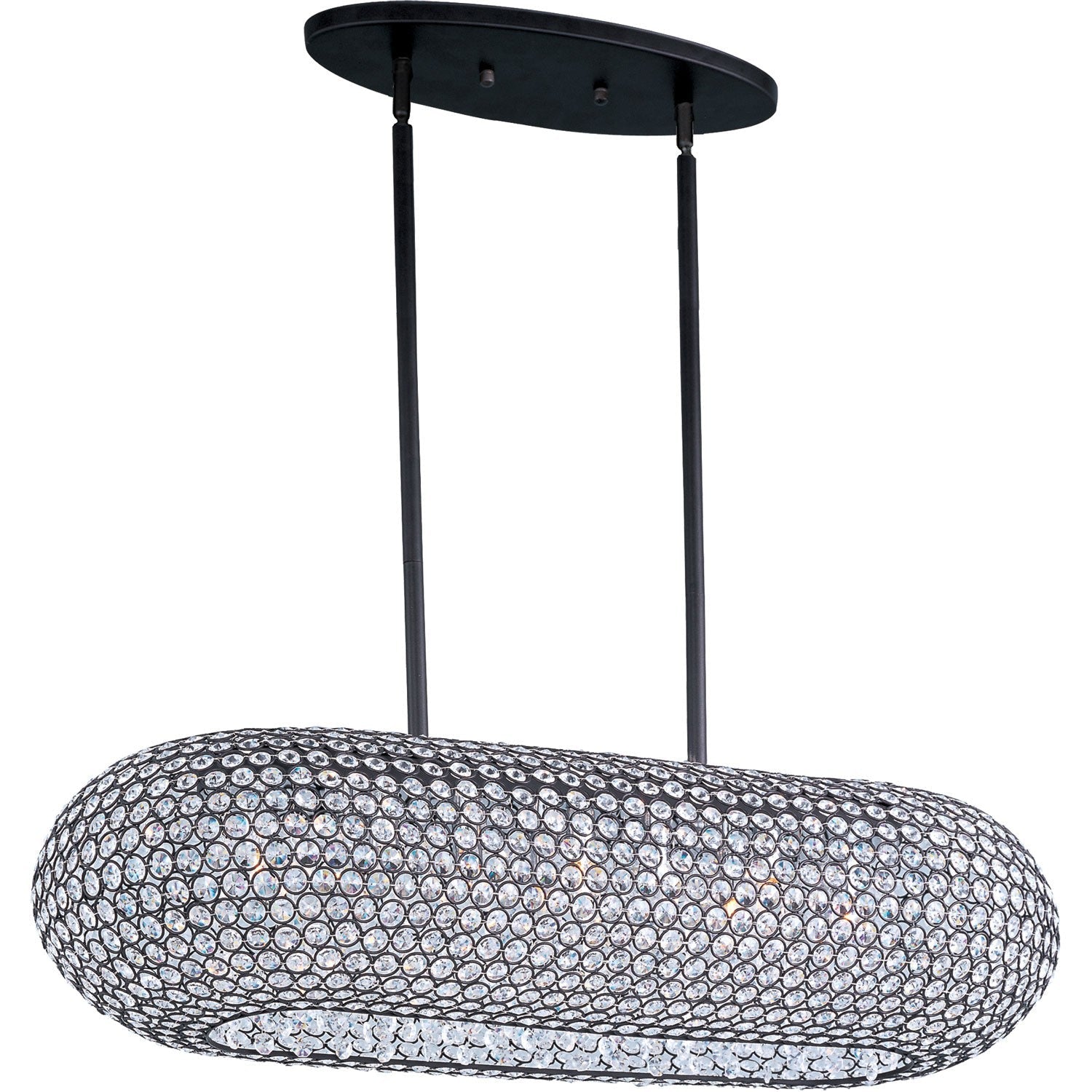 International Glimmer Bronze Ten-Light Pendant