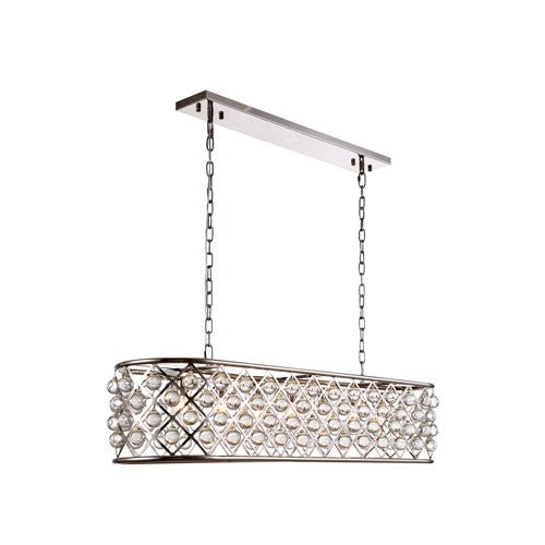 Madison Polished Nickel 15-Inch High Pendant Light