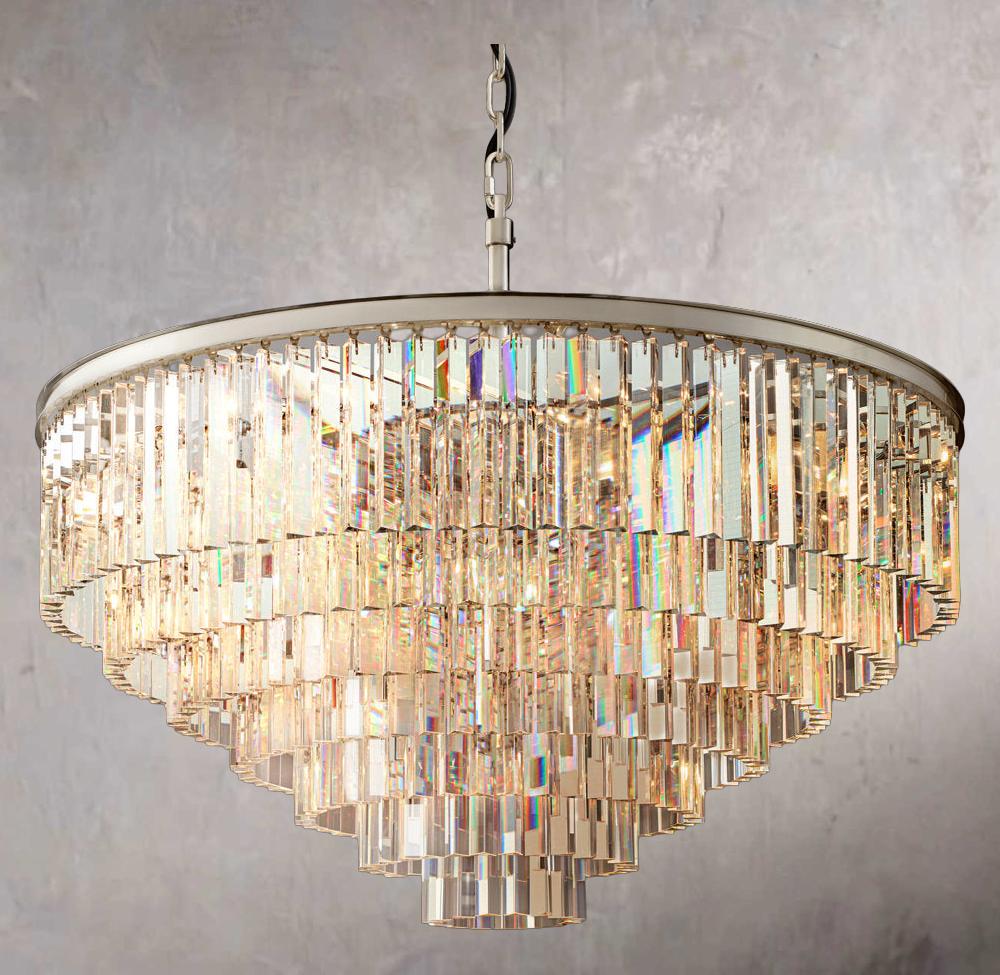 Vintage Odeon Circular Chandelier 44