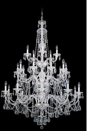crystal chandelier shown as a main product image for open living spaces