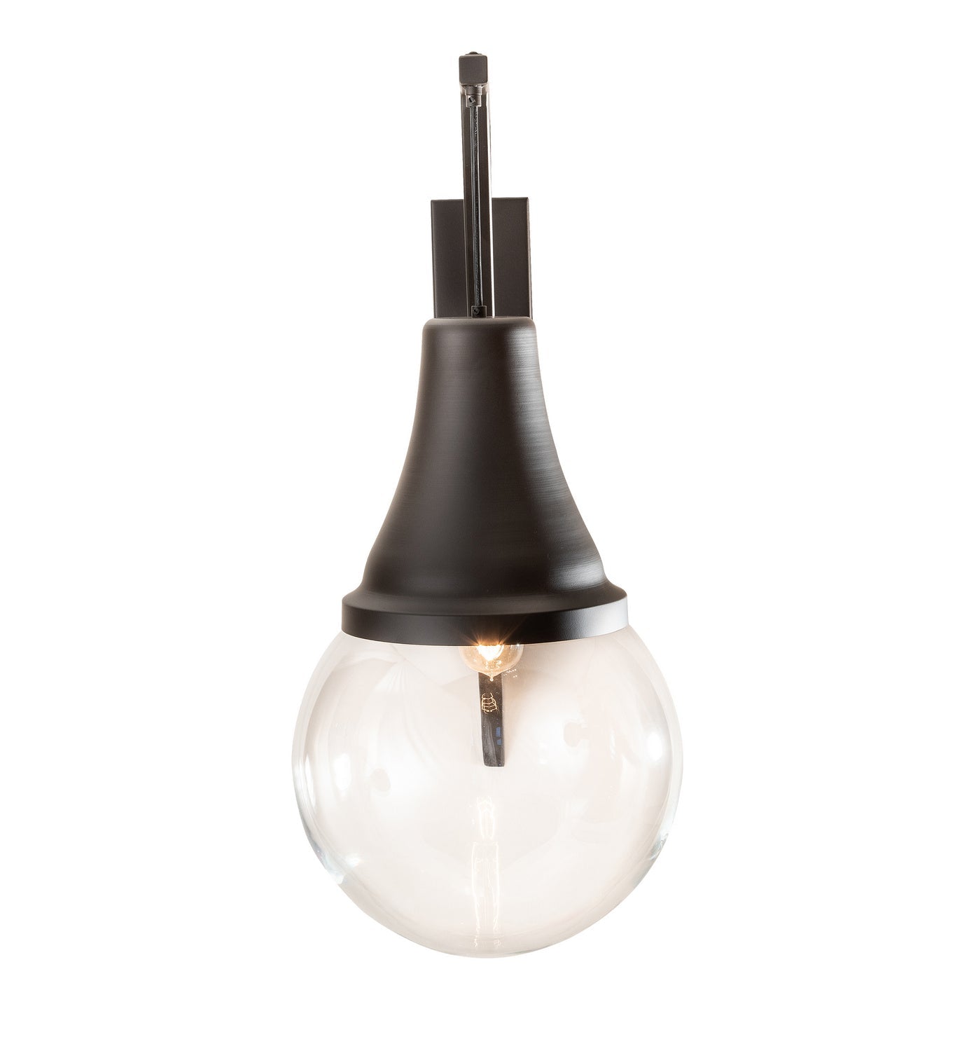 Aideen 1-Light 28.00" Oil Rubbed Bronze LED Wall Sconce detail view 3