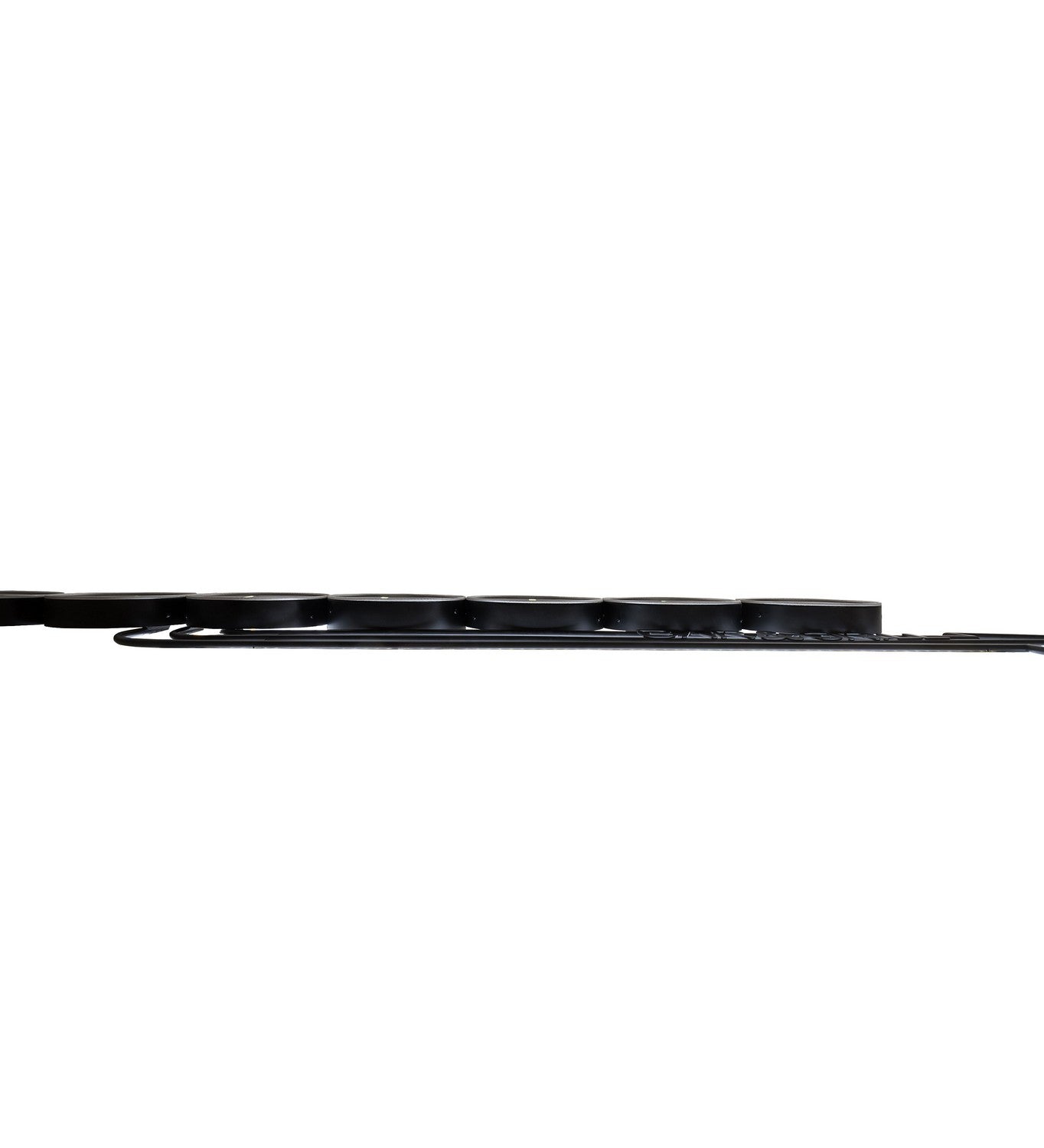 Paletta 10-Light 69.00" Solar Black LED Wall Sconce detail view 6