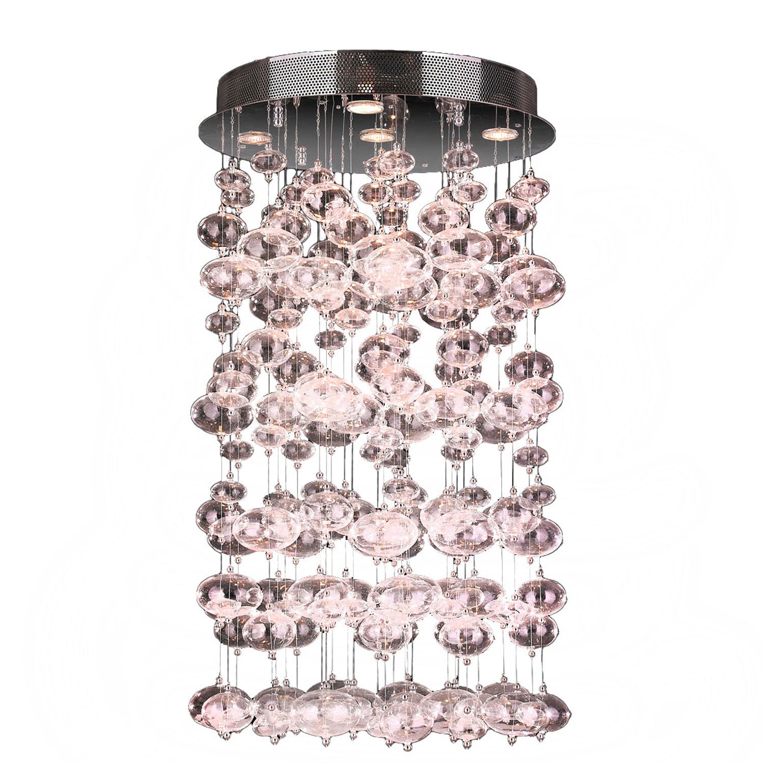 Corp Effervescence Flemish Brass Flush Ceiling Light