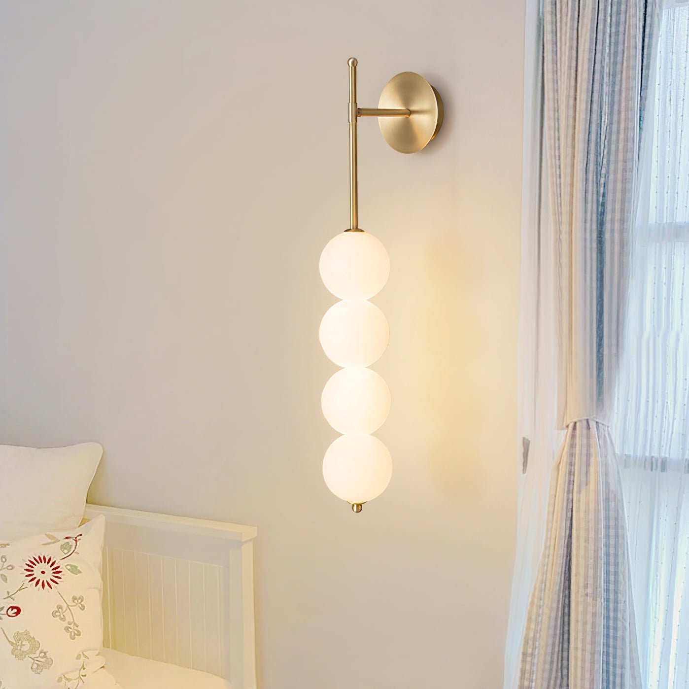 Abacus Wall Light, Bedroom Wall Sconce, detail 15