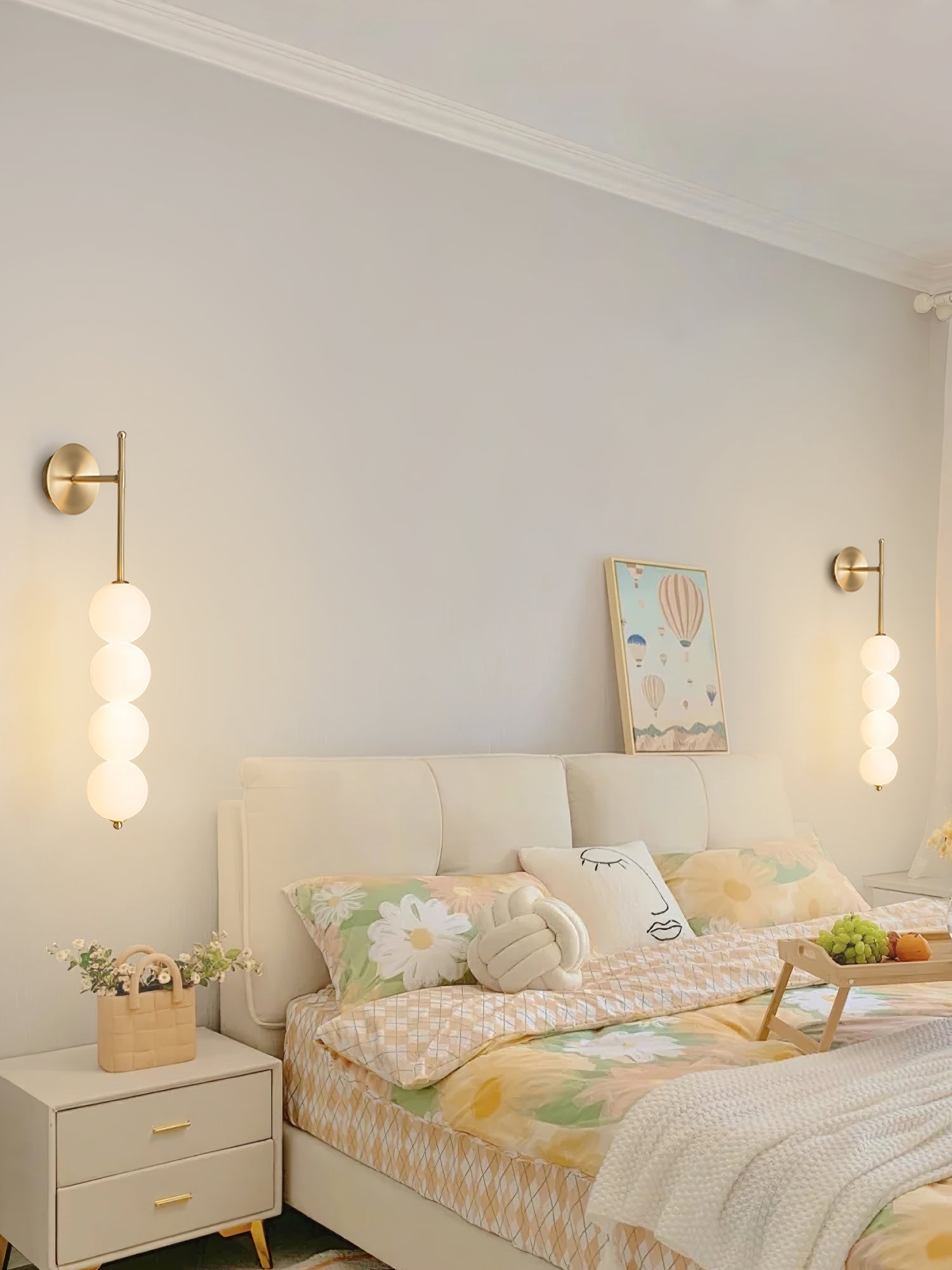 Abacus Wall Light, Bedroom Wall Sconce, detail 18
