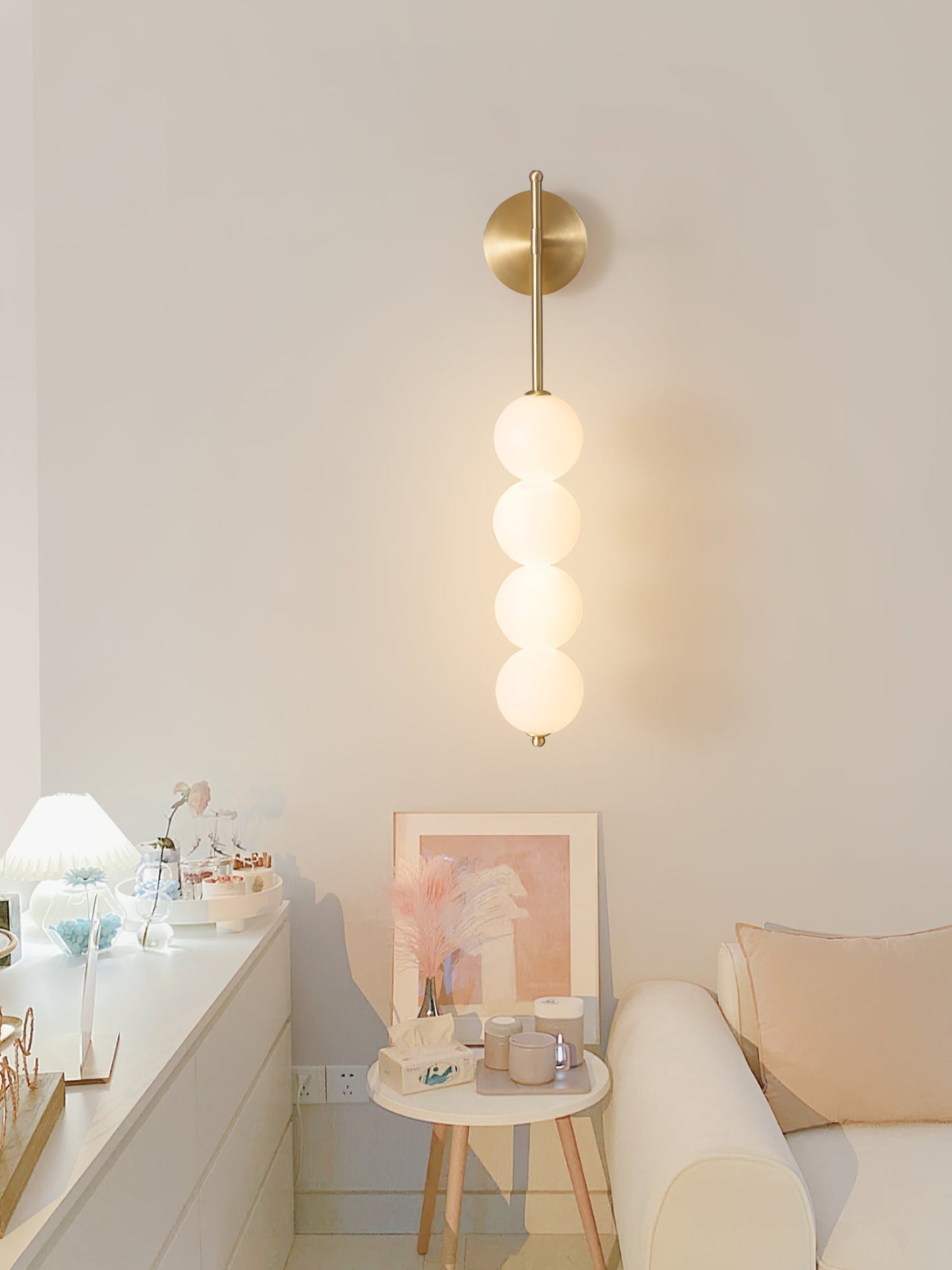 Abacus Wall Light, Bedroom Wall Sconce, detail 17