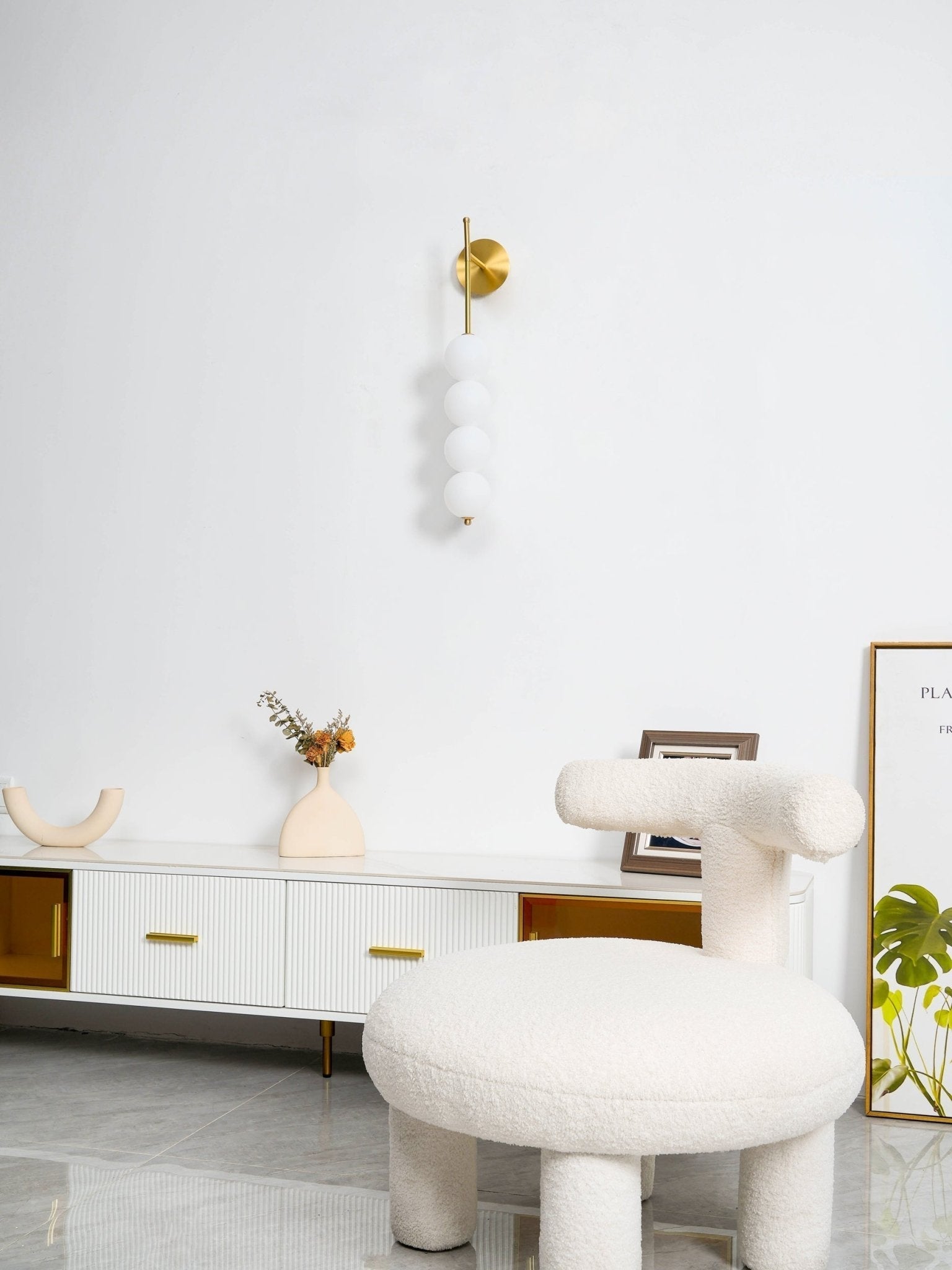 Abacus Wall Light, Bedroom Wall Sconce, detail 7