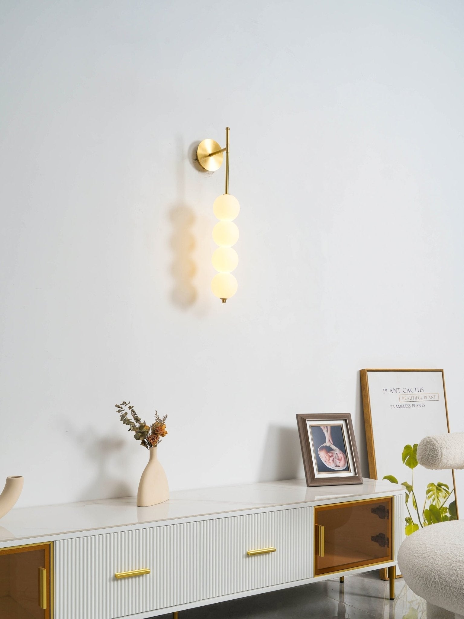 Abacus Wall Light, Bedroom Wall Sconce, detail 8