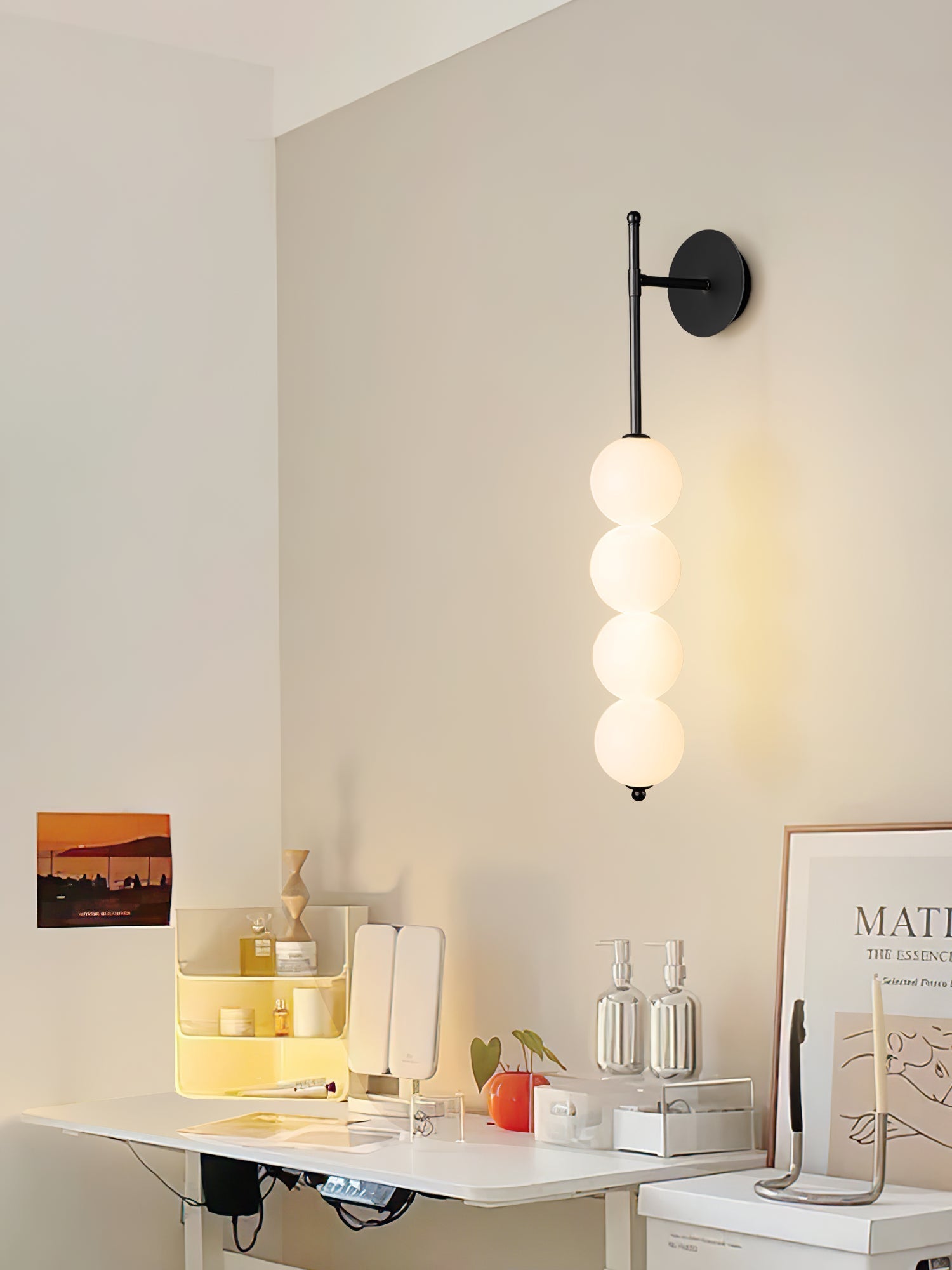 Abacus Wall Light, Bedroom Wall Sconce, detail 16