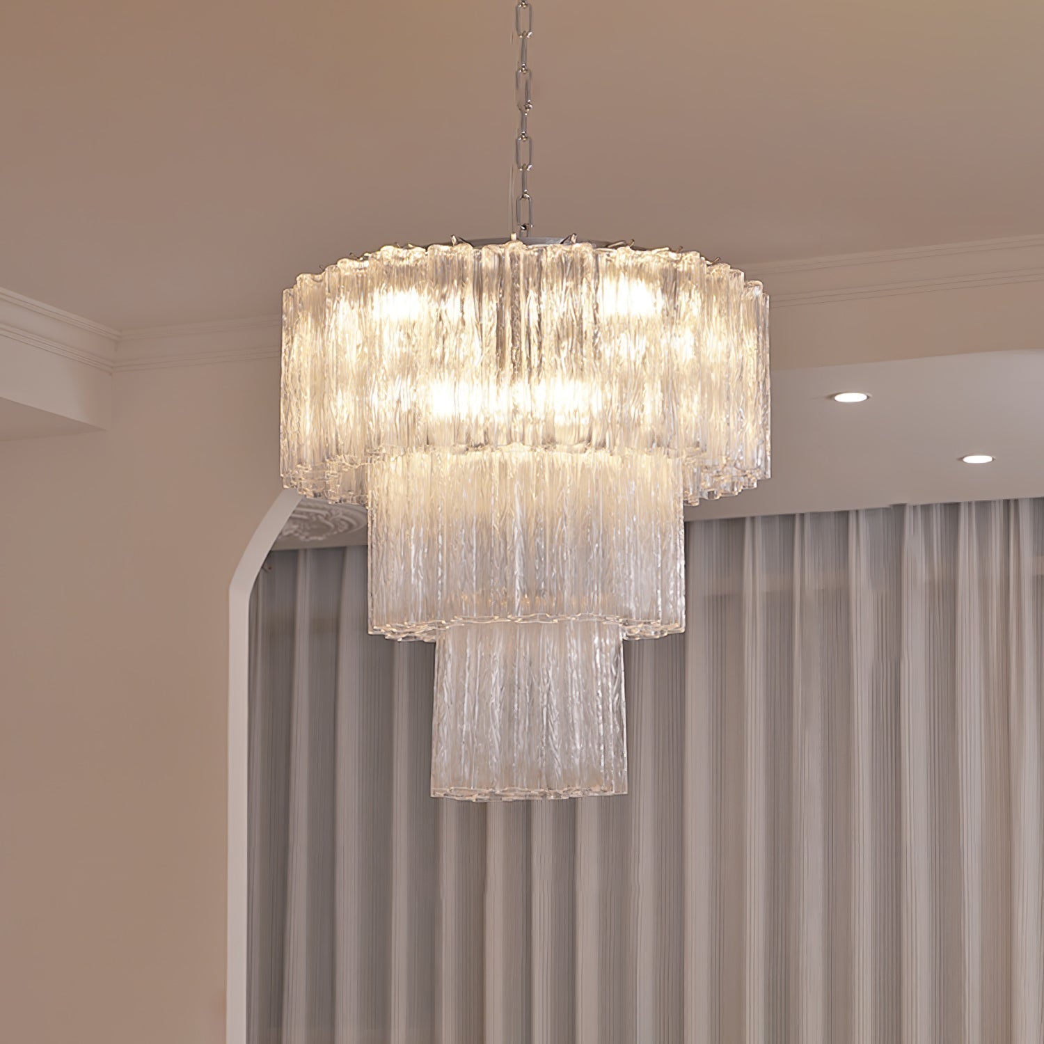Addis Chandelier detail view 6