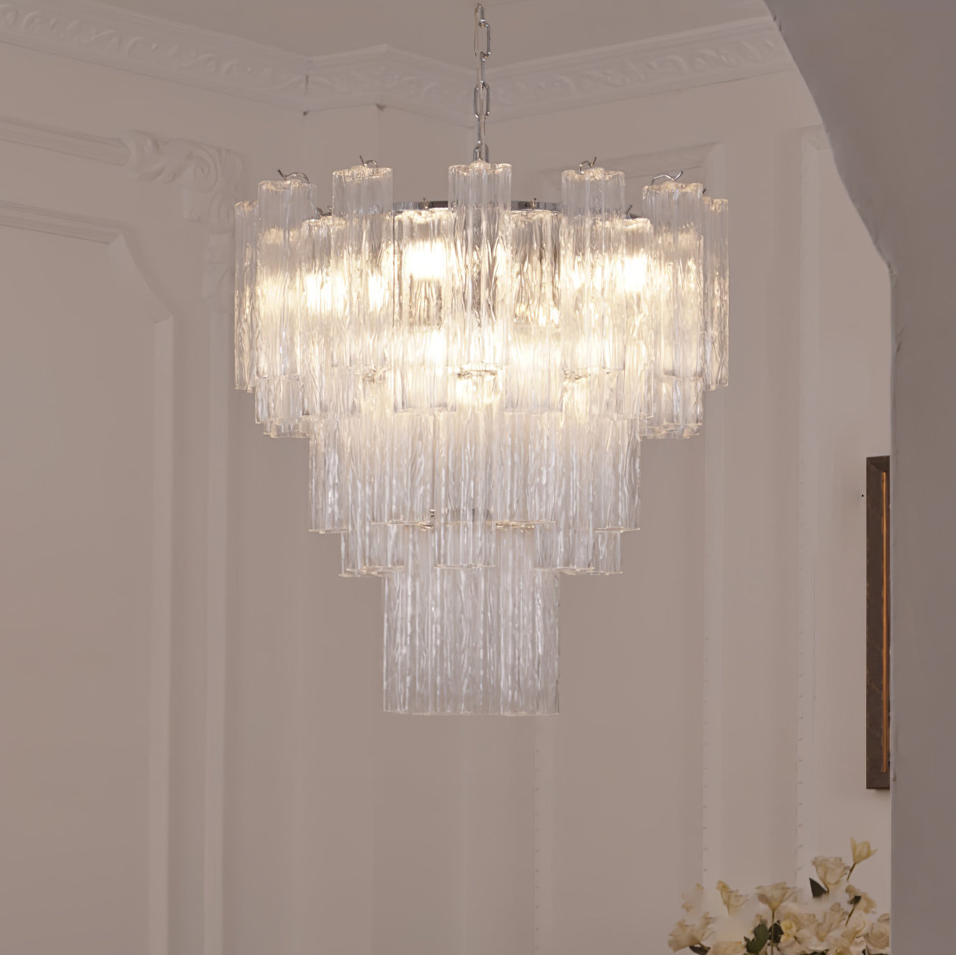 Addis Chandelier detail view 2