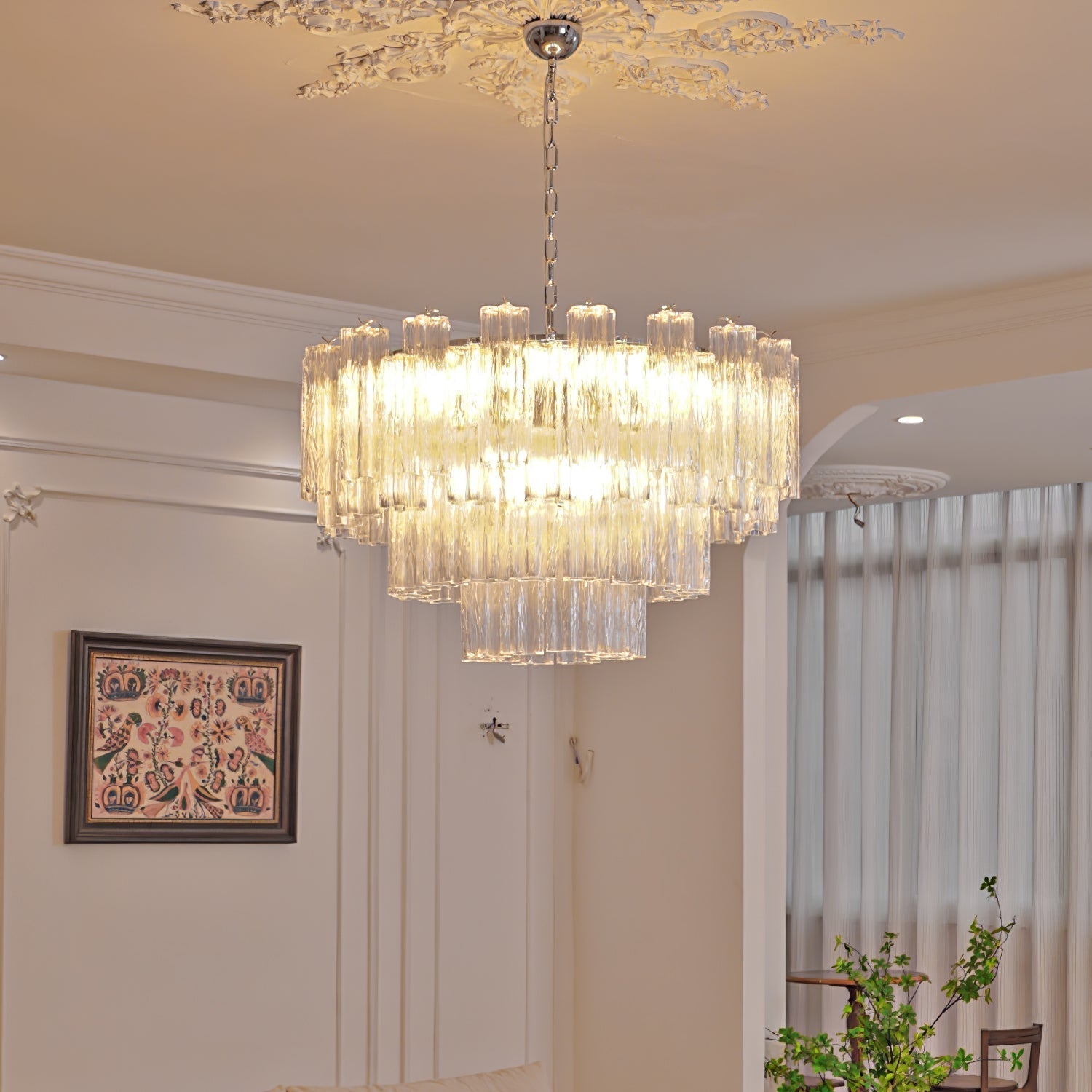 Addis Chandelier detail view 5