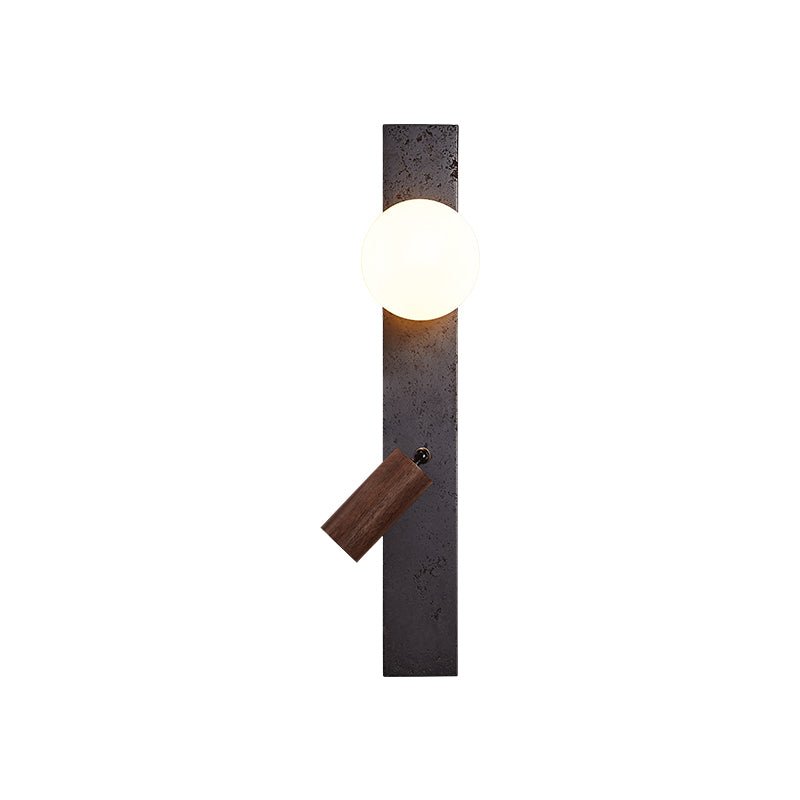 Tecton Pivot Wall Light, Hardwired Wall Sconce, Metal, Dia 8cm x H 58cm