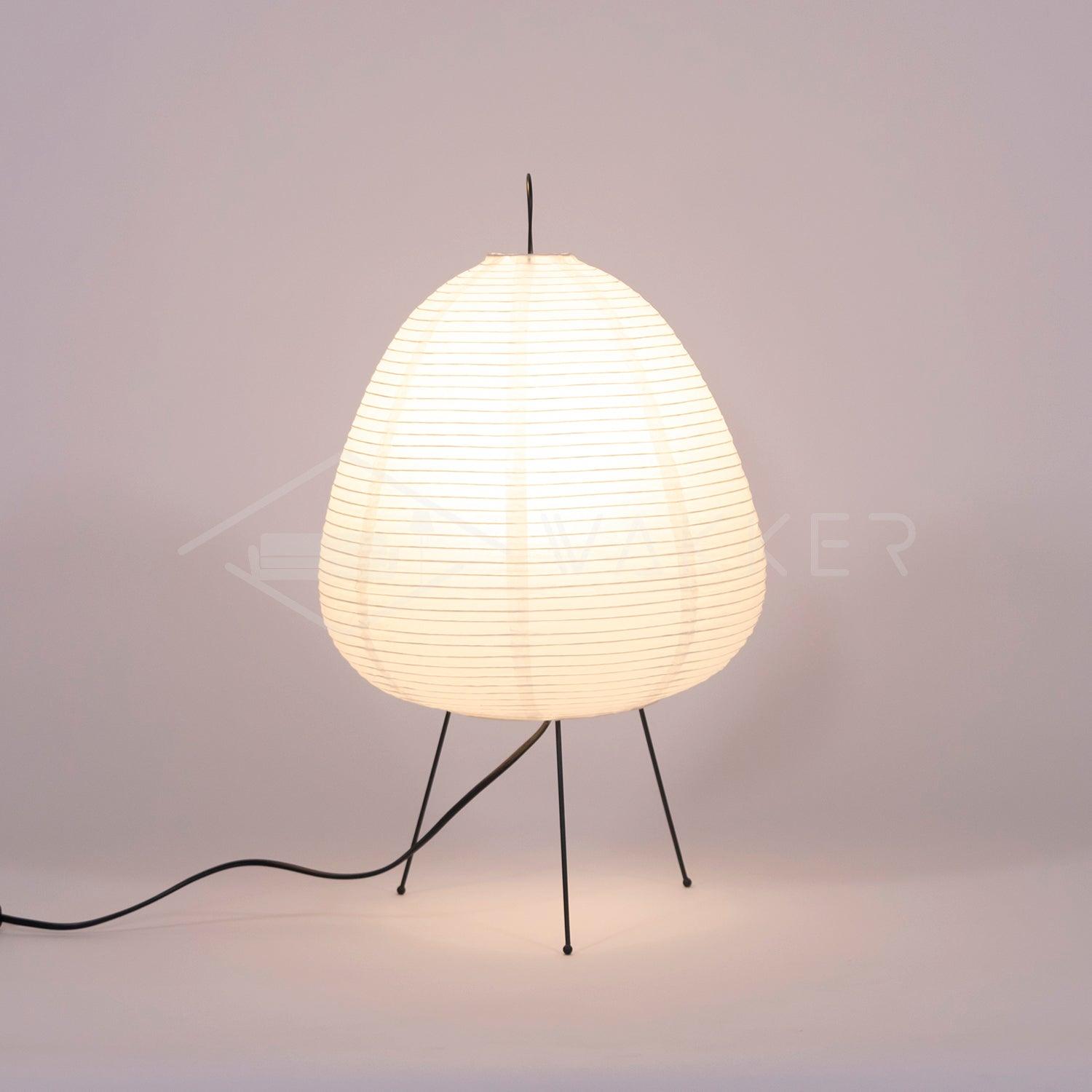 Washi Paper Table Light, Bedside Table Lamp, detail 61