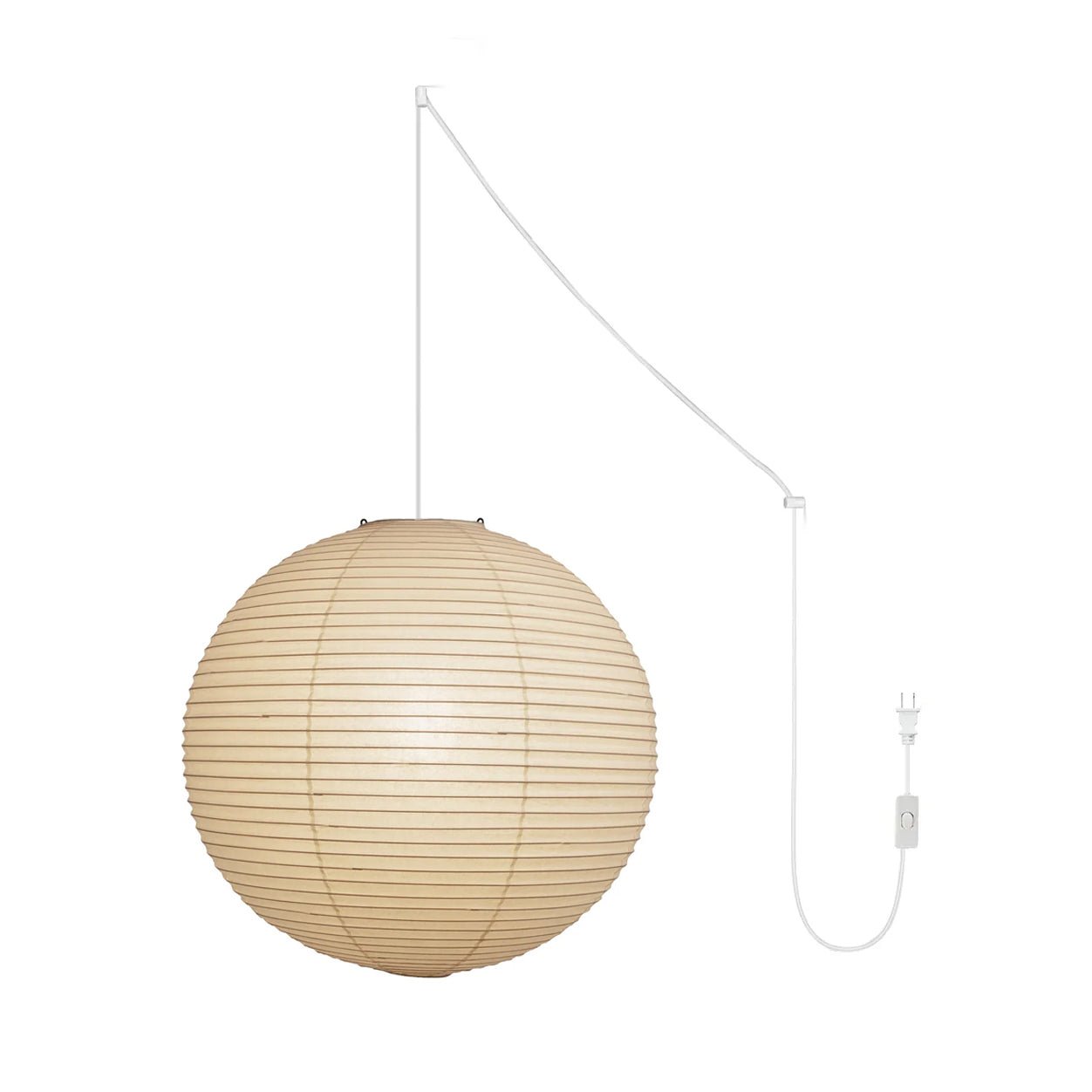 Akari a Round Swag Light Pendant Light