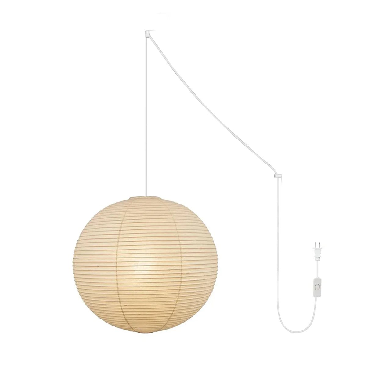 Akari a Round Swag Light Pendant Light
