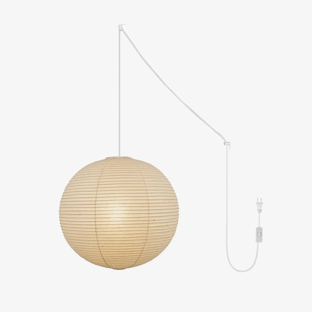 Akari a Round Swag Light Pendant Light