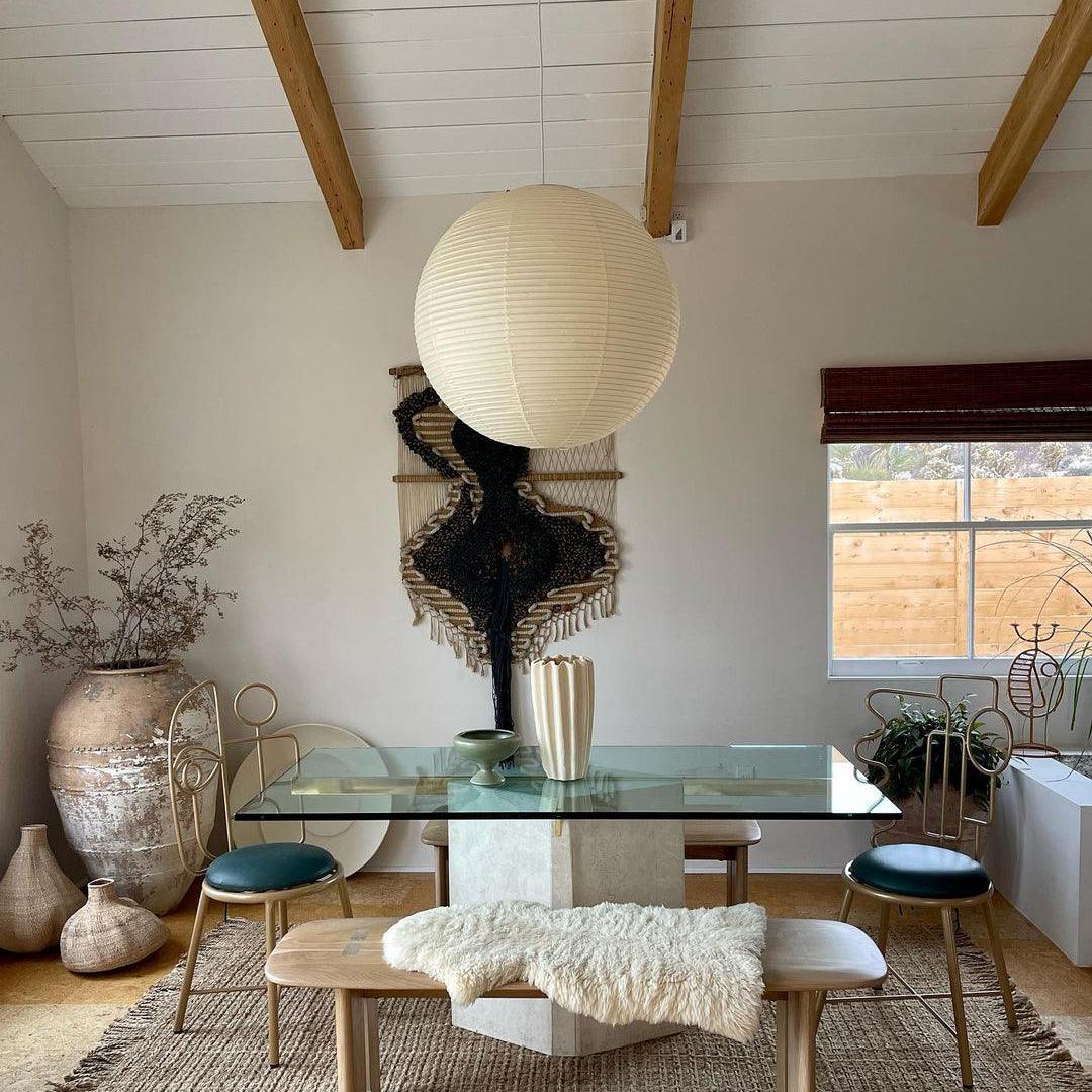 Washi Paper Round Series Ceiling Light