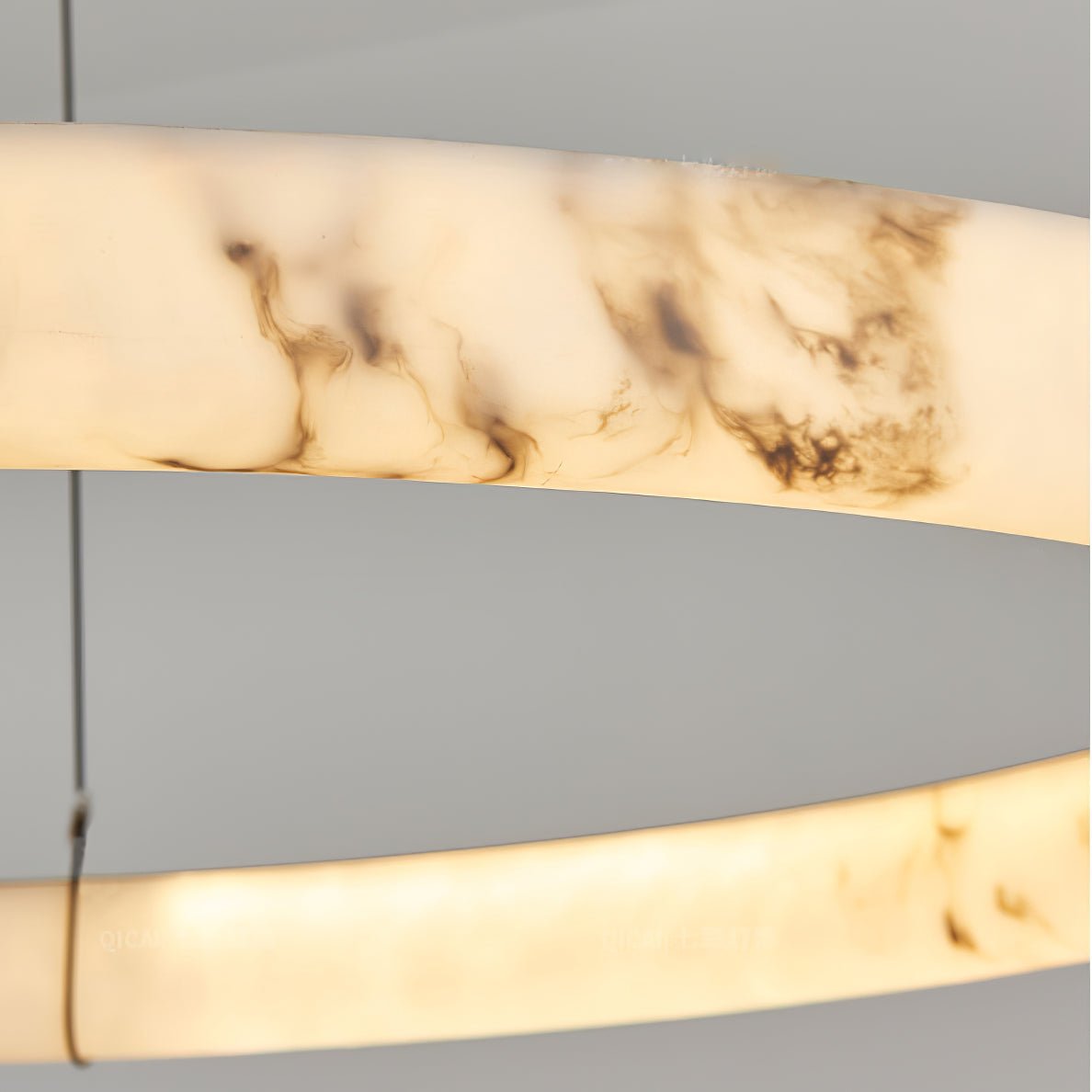 Alabaster Ring Chandelier