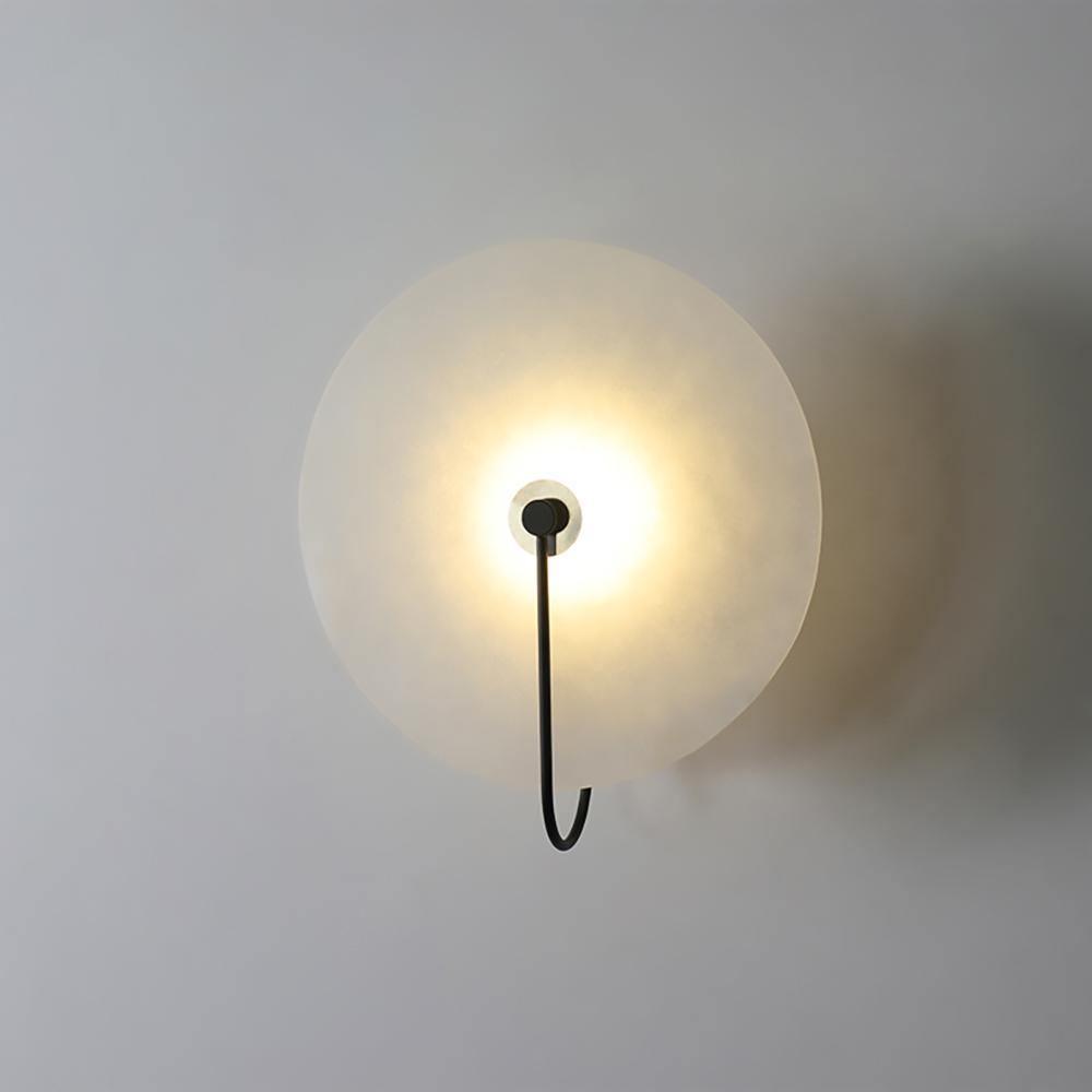 Alabaster LED Wall Light, Hardwired Wall Sconce, detail 12