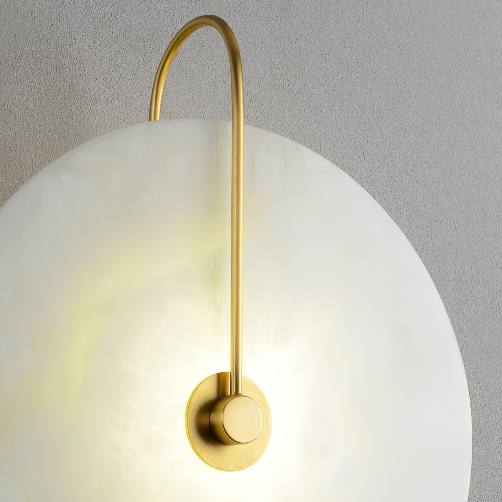 Alabaster LED Wall Light, Hardwired Wall Sconce, detail 45