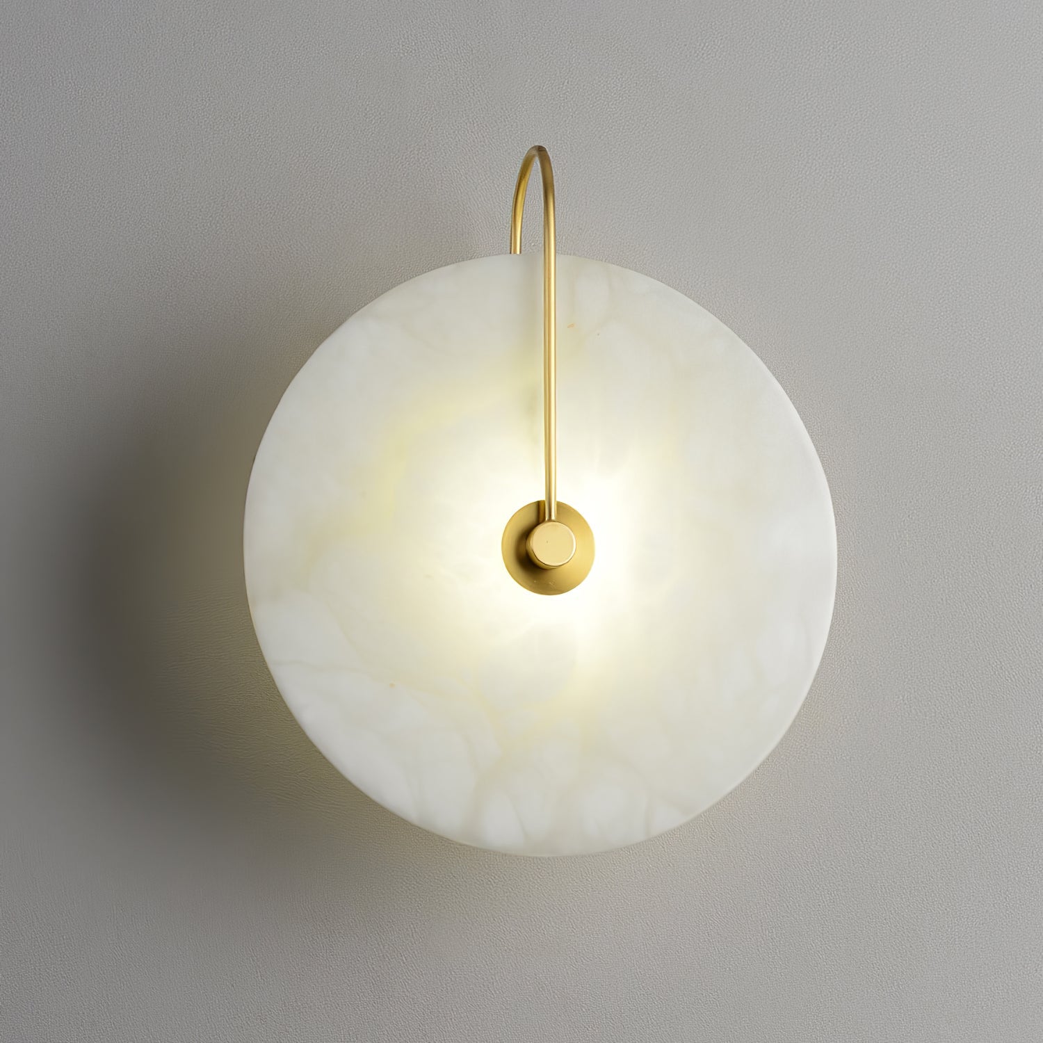 Alabaster LED Wall Light, Hardwired Wall Sconce, detail 46