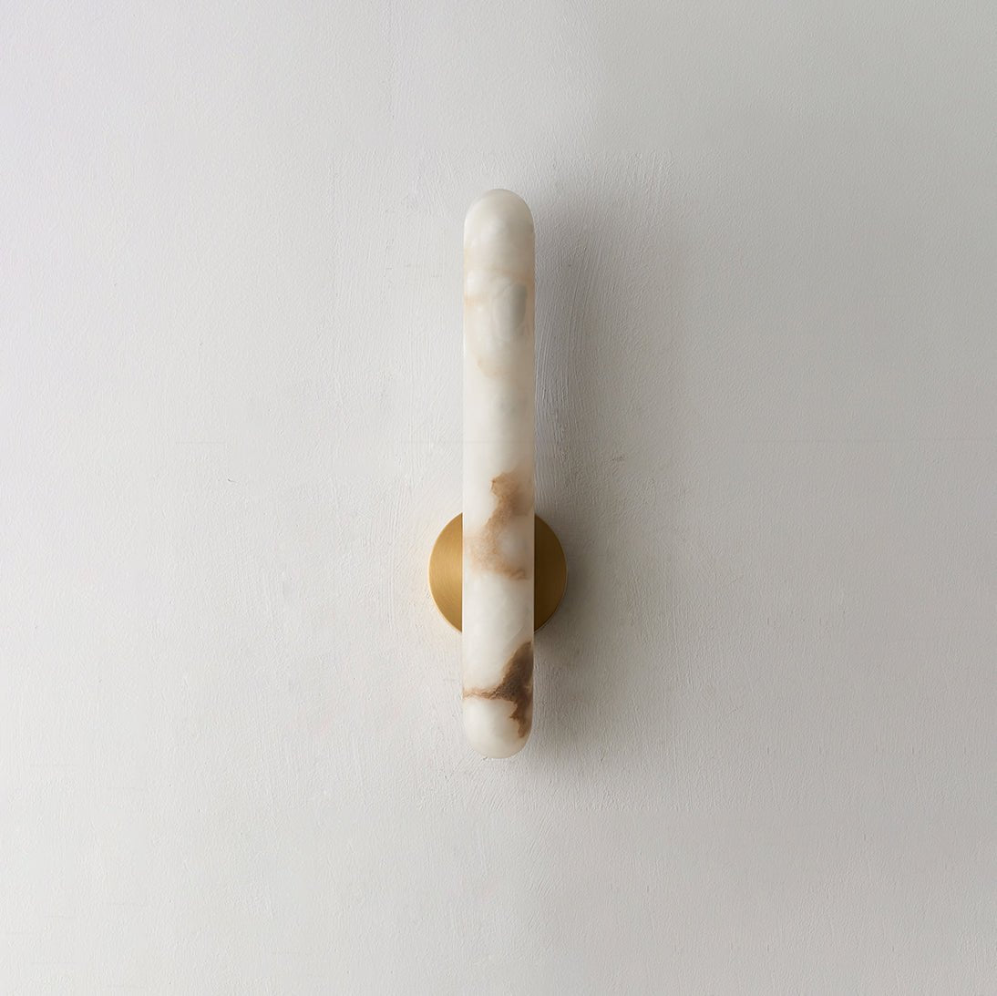 Alabaster Rod Wall Light, Hardwired Wall Sconce, detail 14