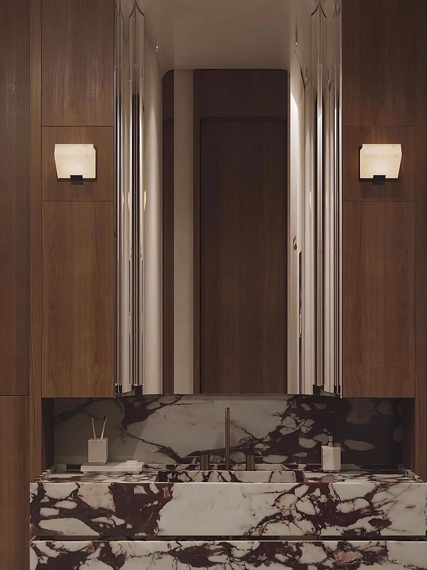 Alabaster Staircase Plug-In Wall Light, Plug-In Wall Sconce, detail 23