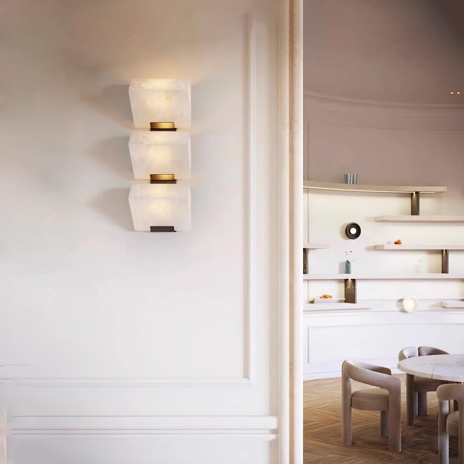 Alabaster Staircase Plug-In Wall Light, Plug-In Wall Sconce, detail 28