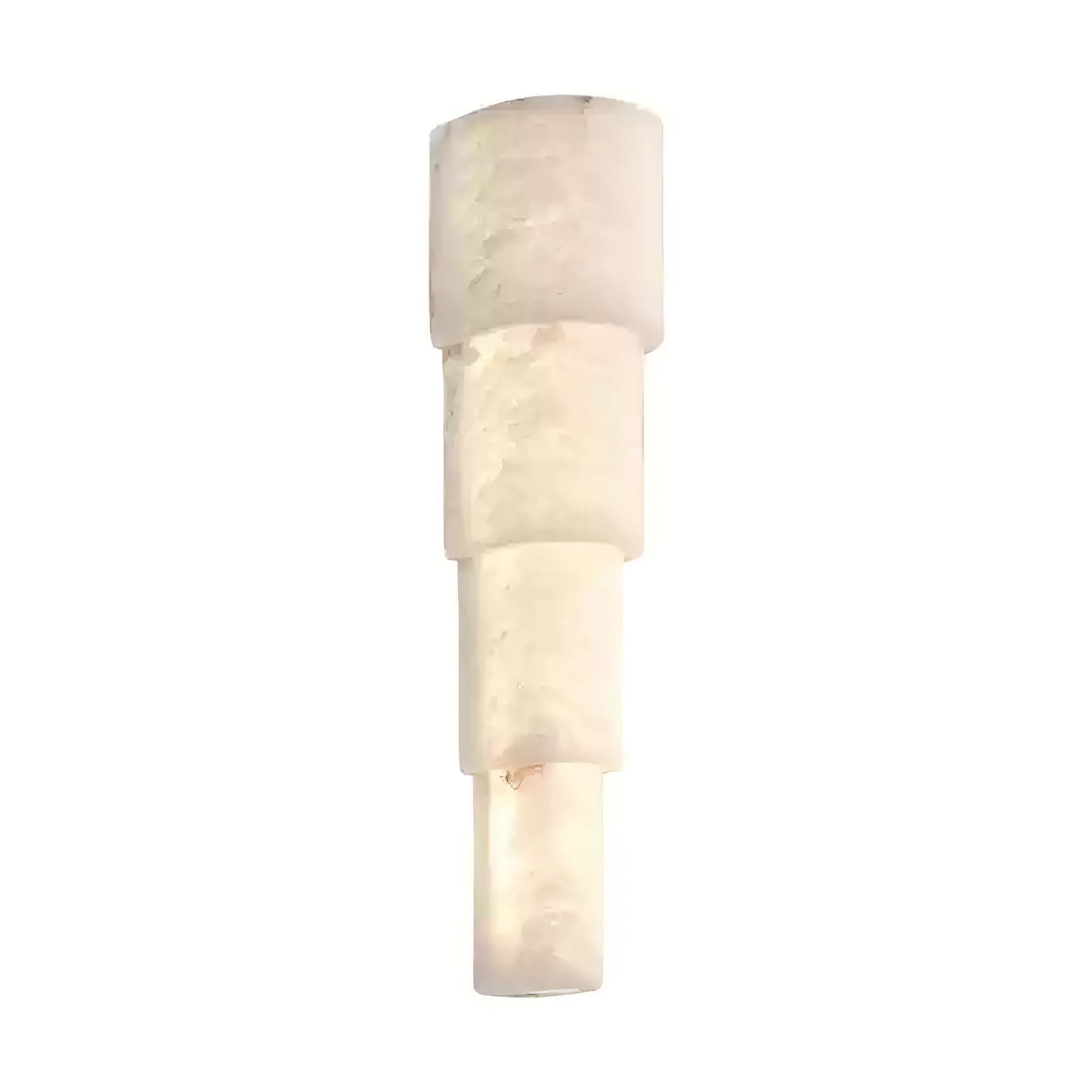 Alba Cascade Alabaster Wall Light, Hardwired Wall Sconce, detail 5