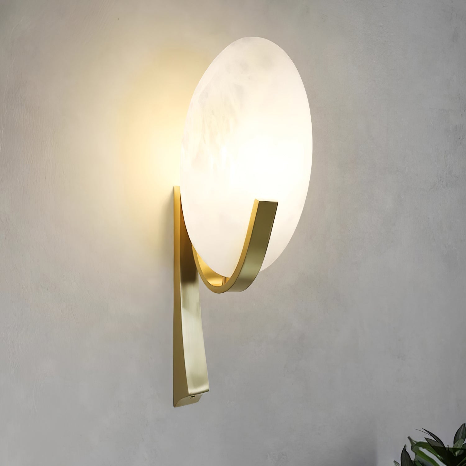 Alice Alabaster Wall Light, Hardwired Wall Sconce, detail 27