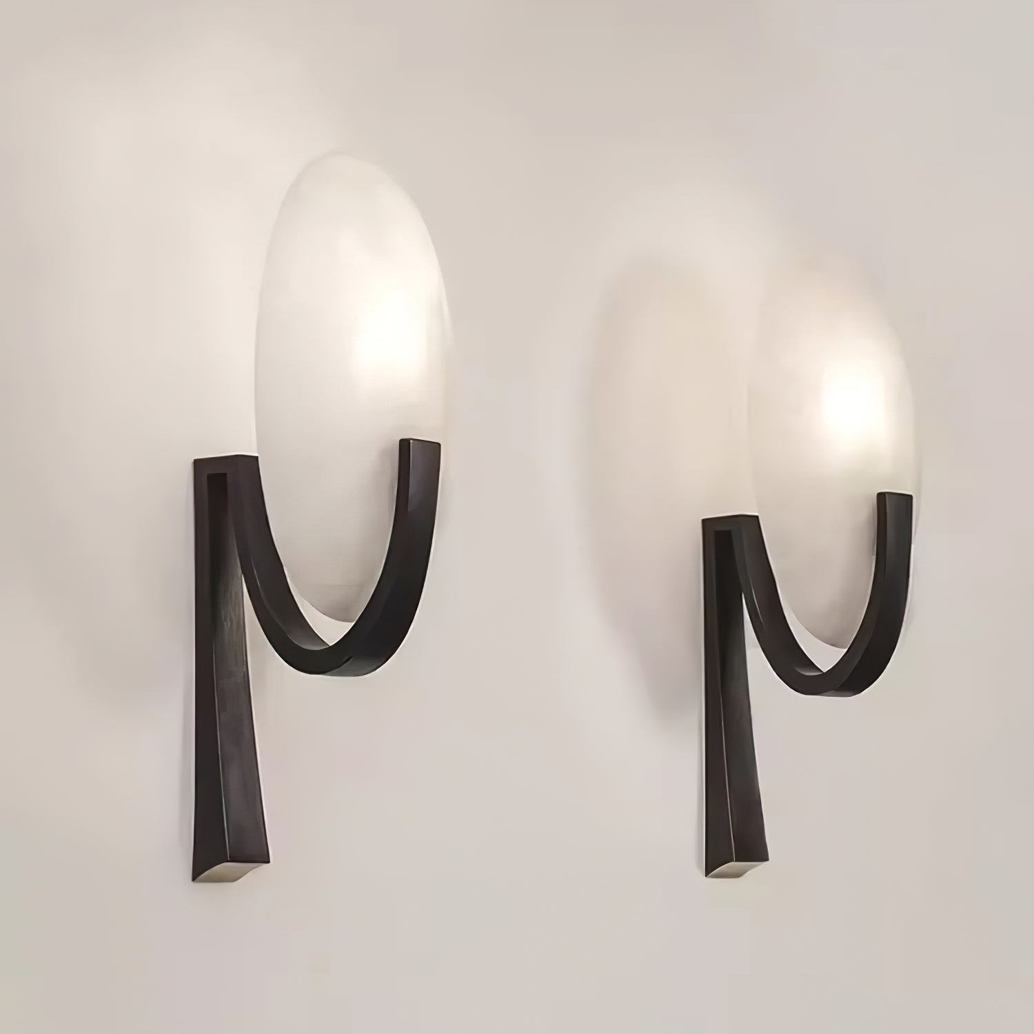 Alice Alabaster Wall Light, Hardwired Wall Sconce, detail 24
