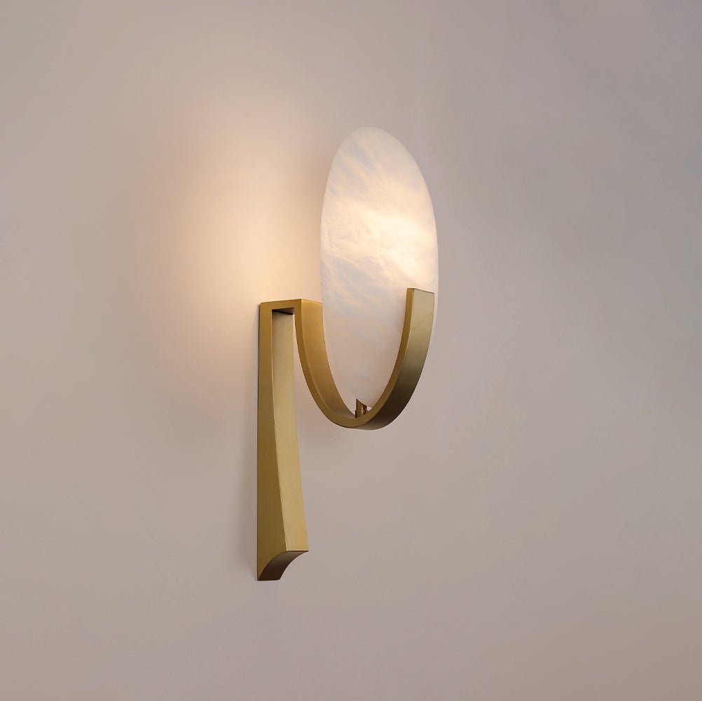 Alice Alabaster Wall Light, Hardwired Wall Sconce, detail 13